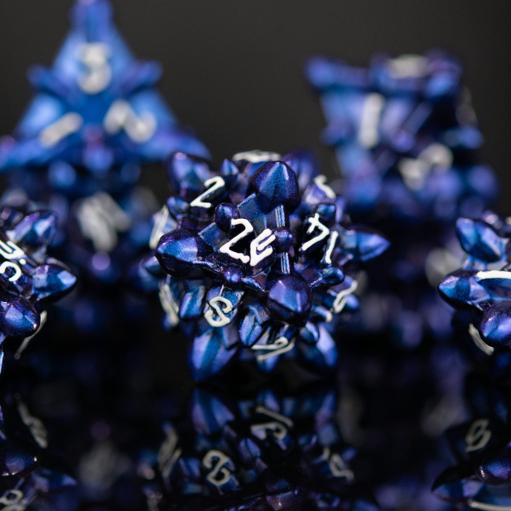 Misty Mountain Gaming Metal Asteroid Fields Metal Dice Set - Icarus