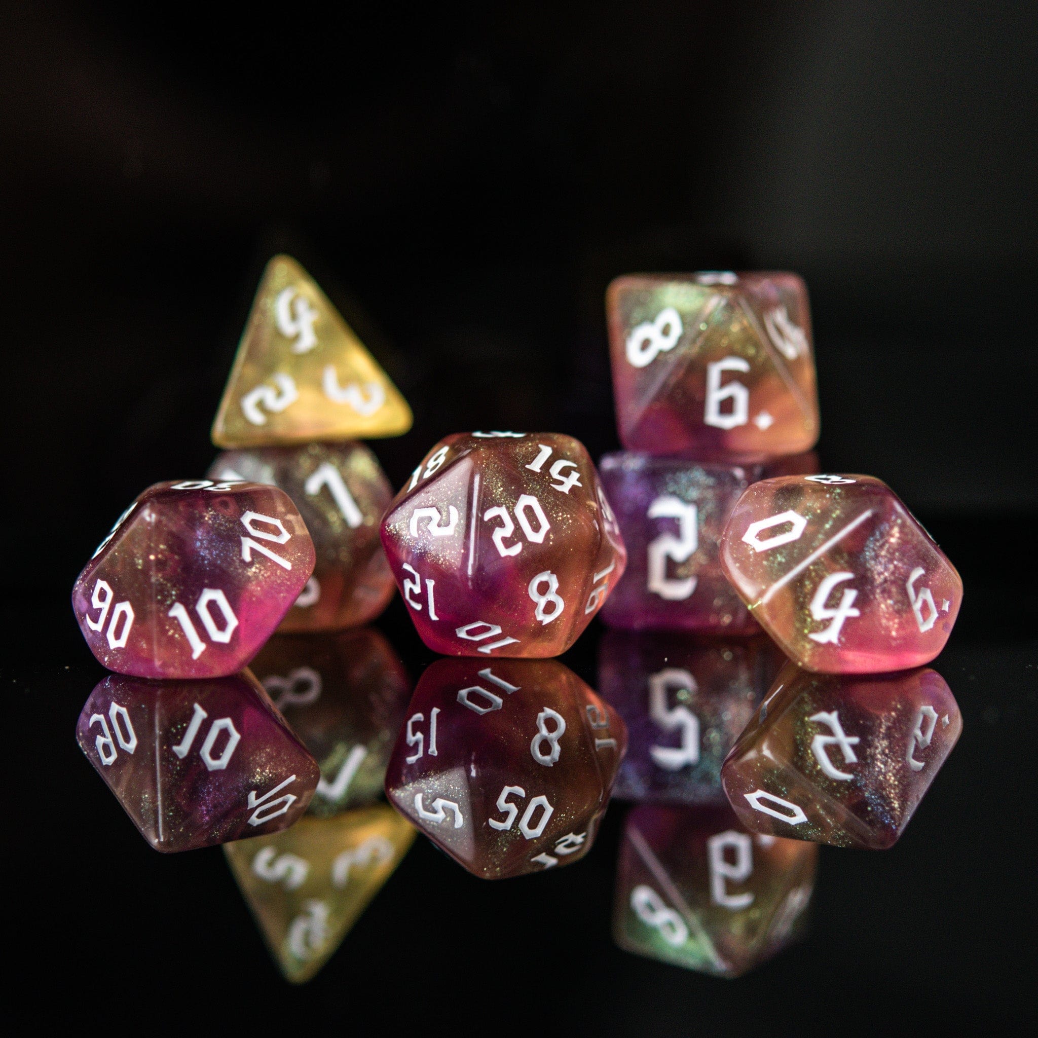 Misty Mountain Gaming Acrylic Dice Barbarian Class Acrylic Dice Set