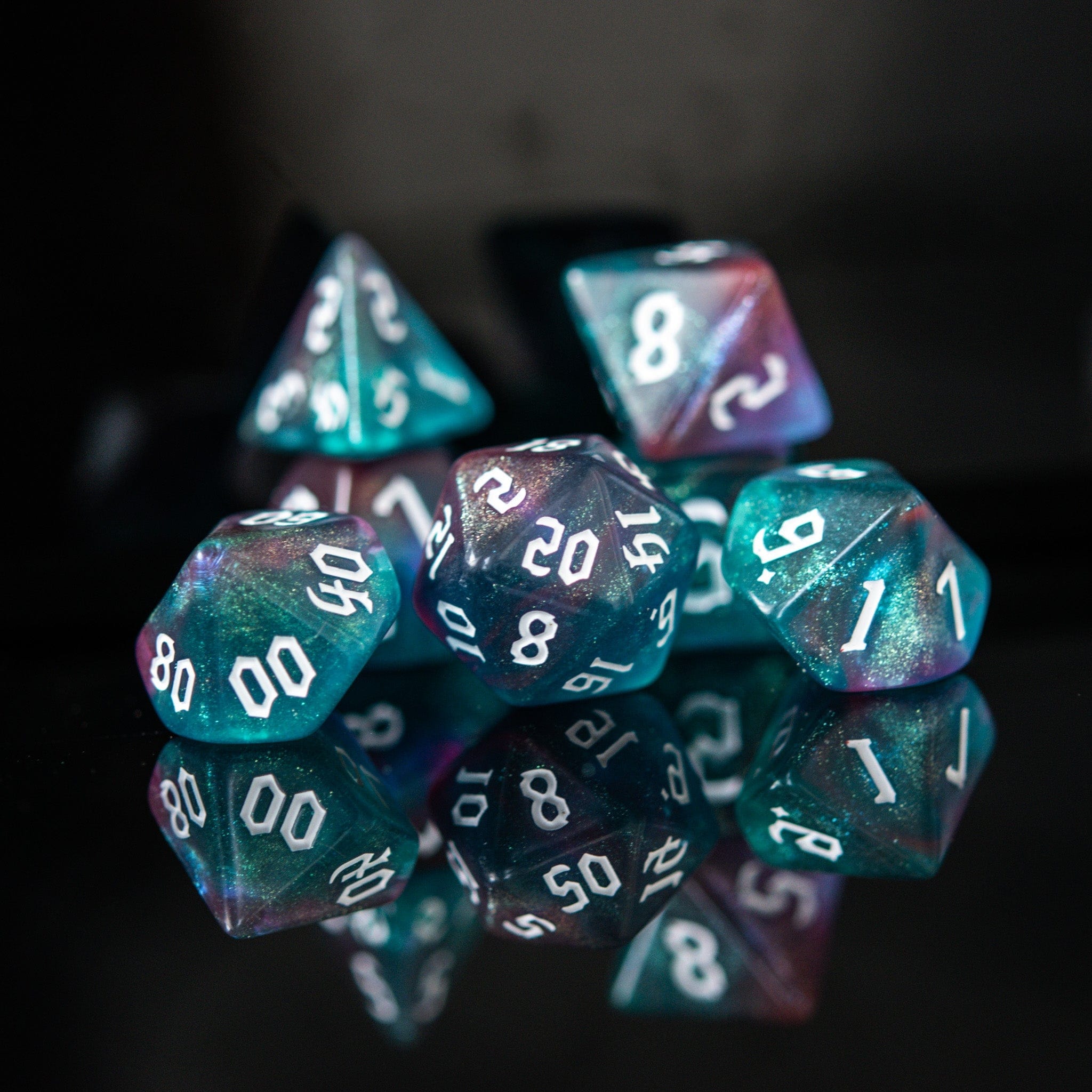 Misty Mountain Gaming Acrylic Dice Bard Class Acrylic Dice Set