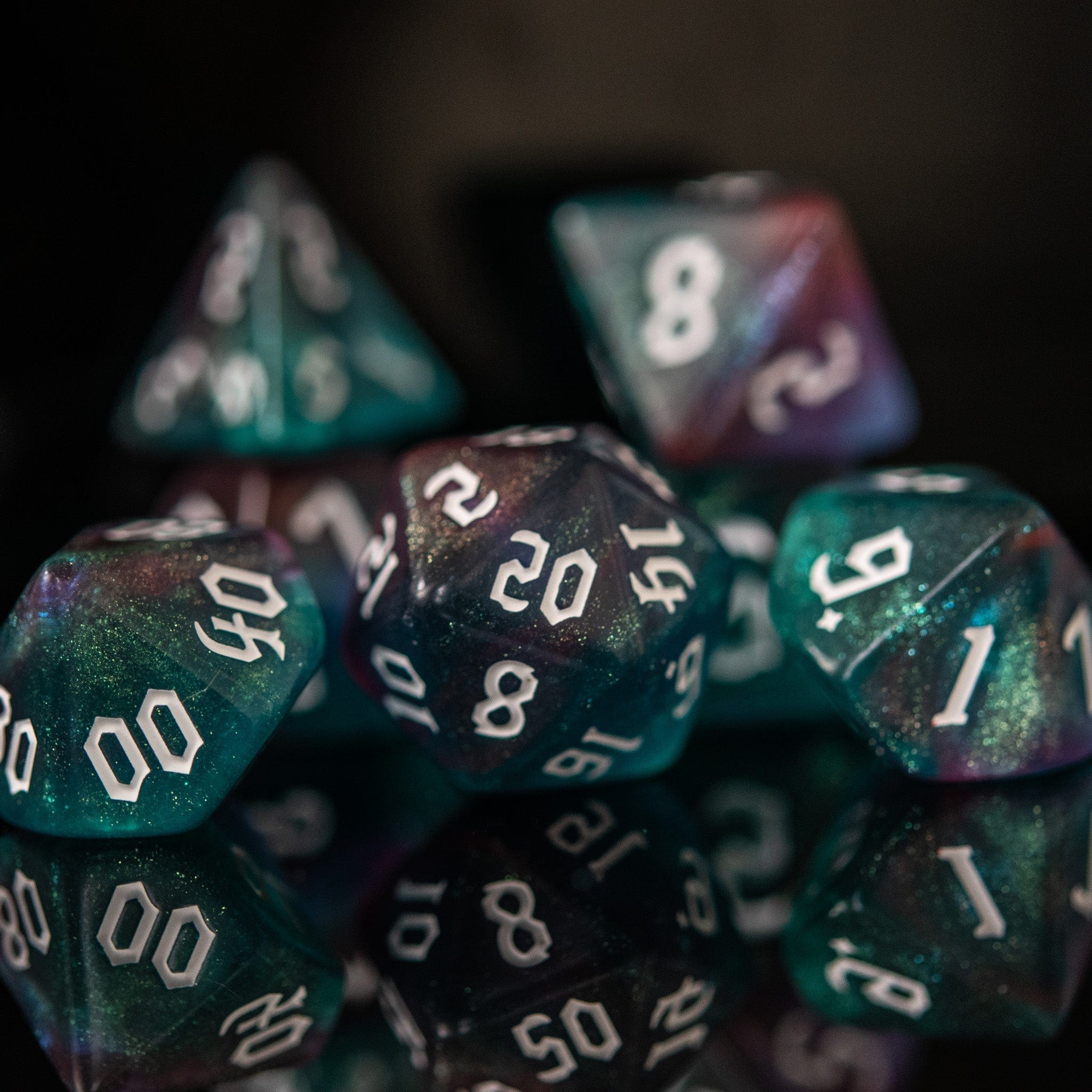 Misty Mountain Gaming Acrylic Dice Bard Class Acrylic Dice Set