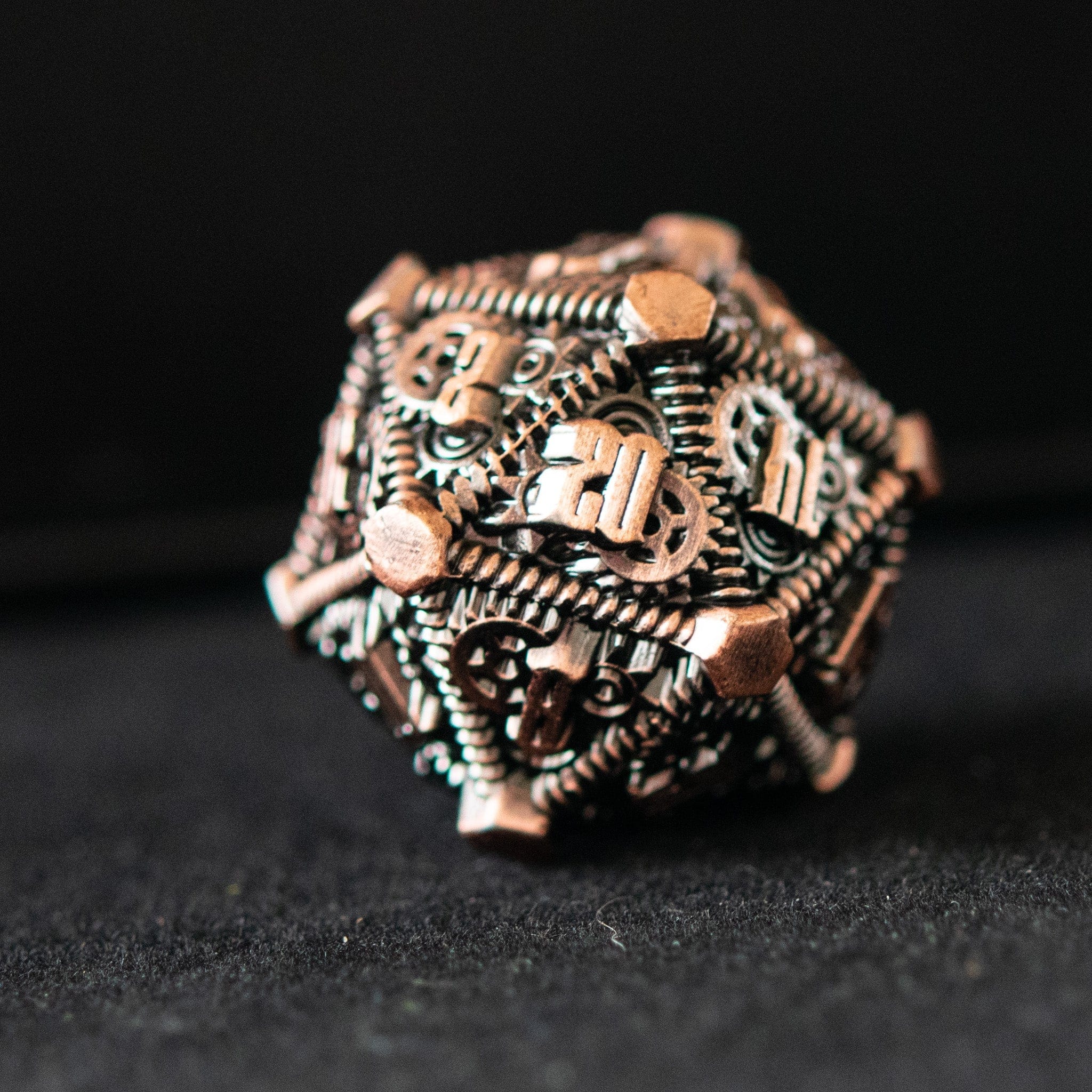 Misty Mountain Gaming Metal Bronze - Weird West Wasteland Metal Dice Set