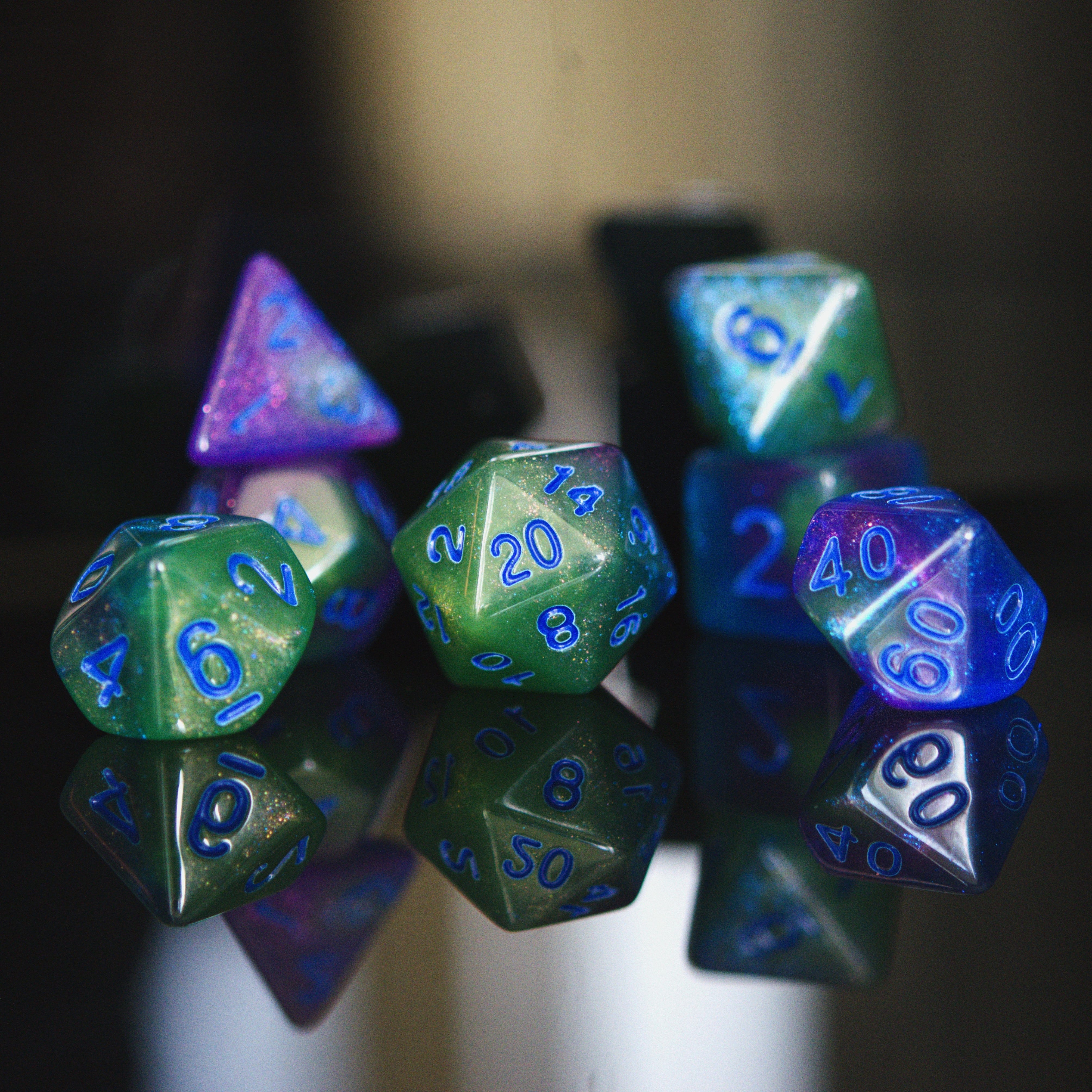 Misty Mountain Gaming Acrylic Dice C-137 Acrylic Dice Set
