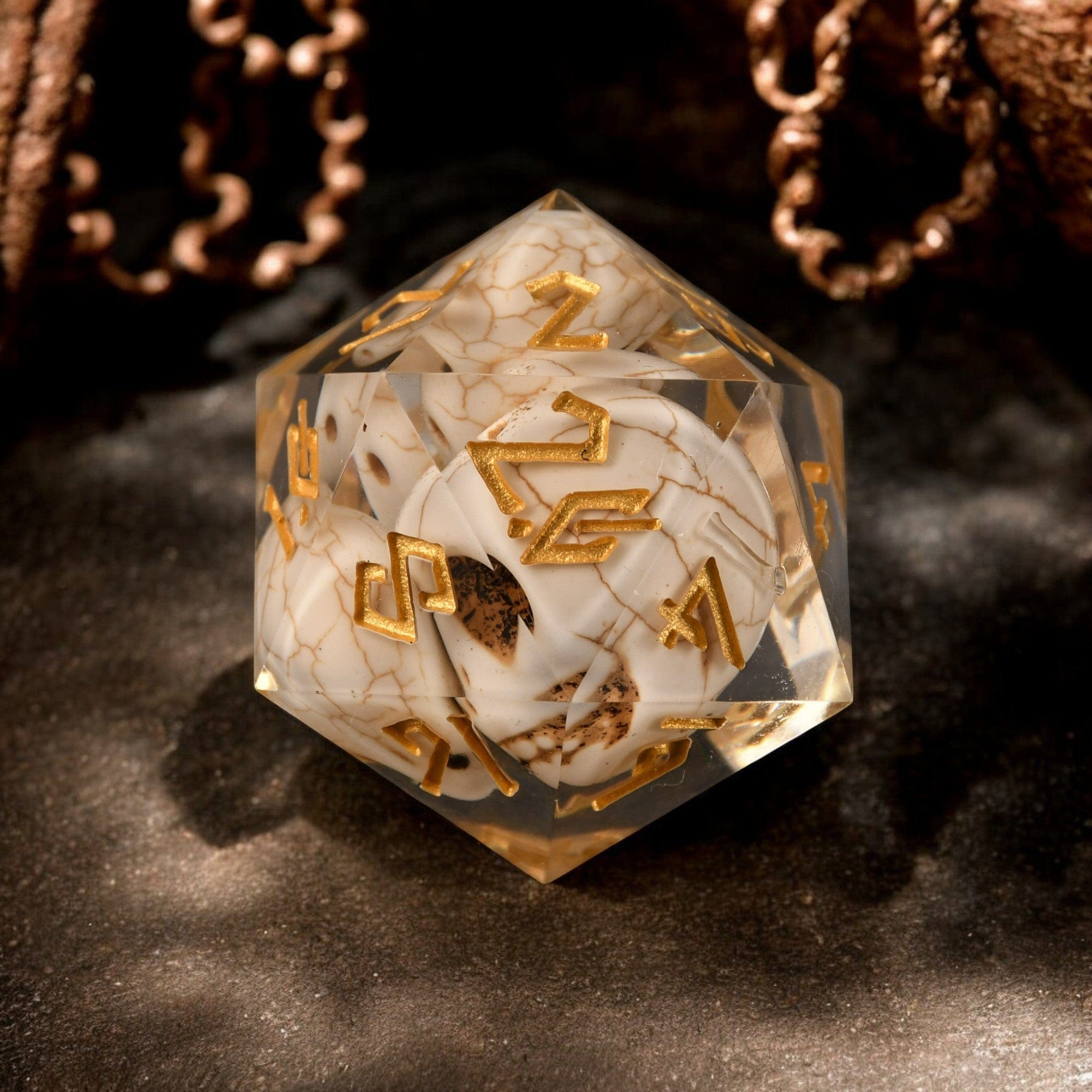 Misty Mountain Gaming Resin Corpse Cranium Resin 30mm D20