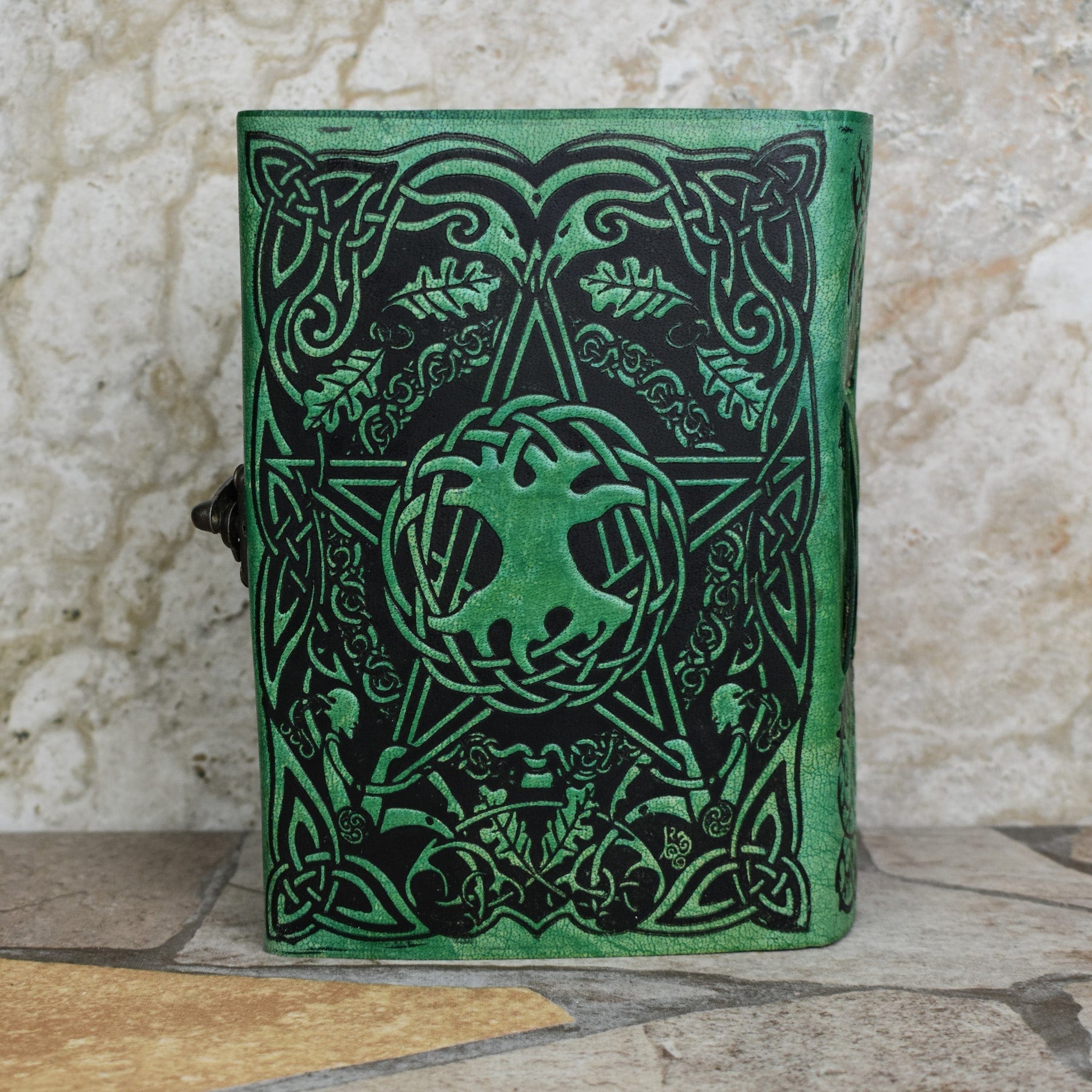 Misty Mountain Gaming Journal "Earth Pentacle" Leather Journal