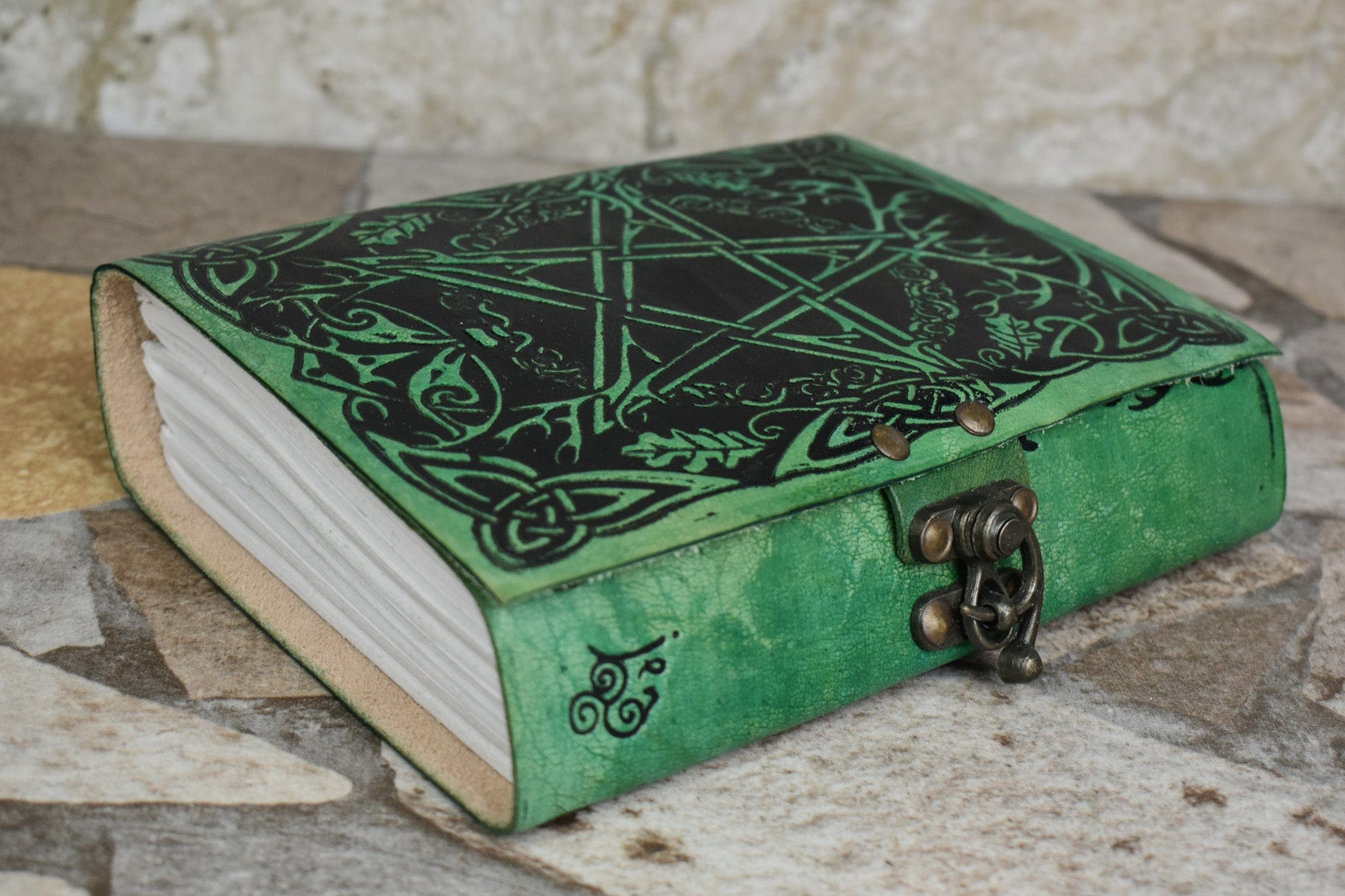 Misty Mountain Gaming Journal "Earth Pentacle" Leather Journal