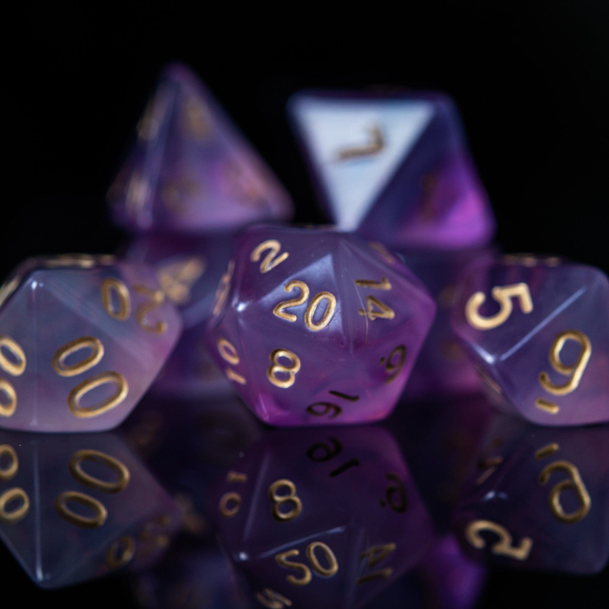 Misty Mountain Gaming Acrylic Dice Elixir of Resistance Acrylic Dice Set