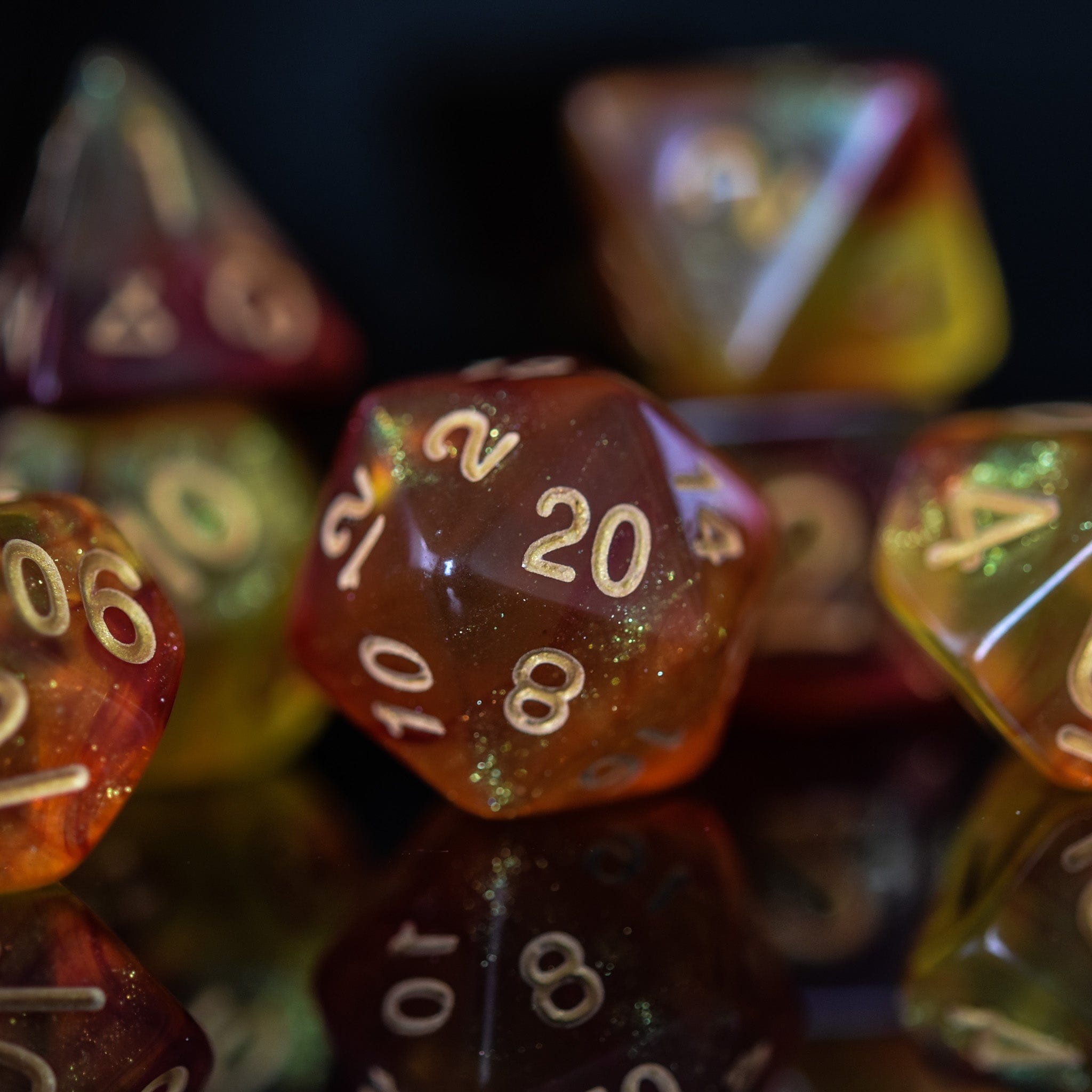 Misty Mountain Gaming Acrylic Dice Elixir of Vitality Acrylic Dice Set