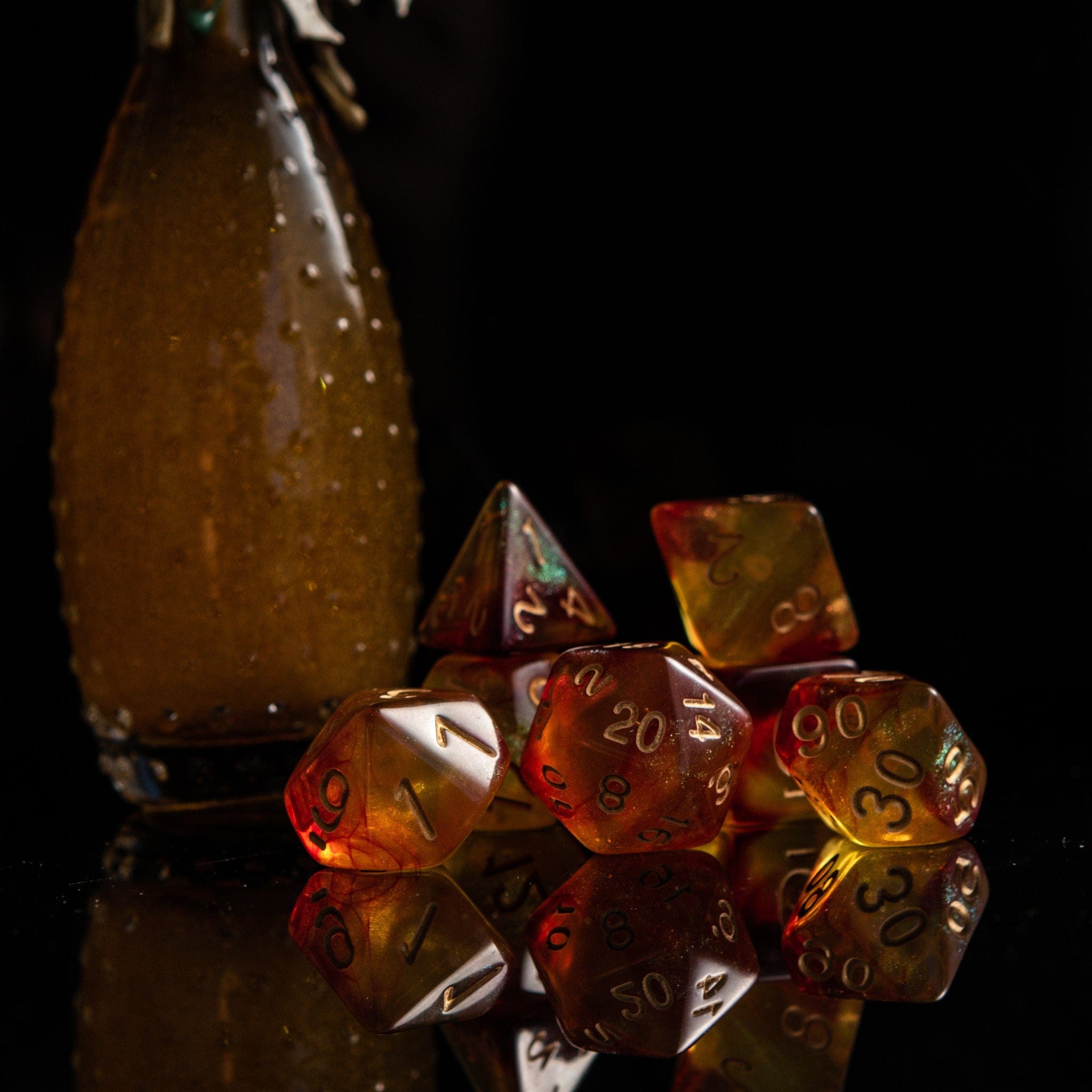 Misty Mountain Gaming Acrylic Dice Elixir of Vitality Acrylic Dice Set