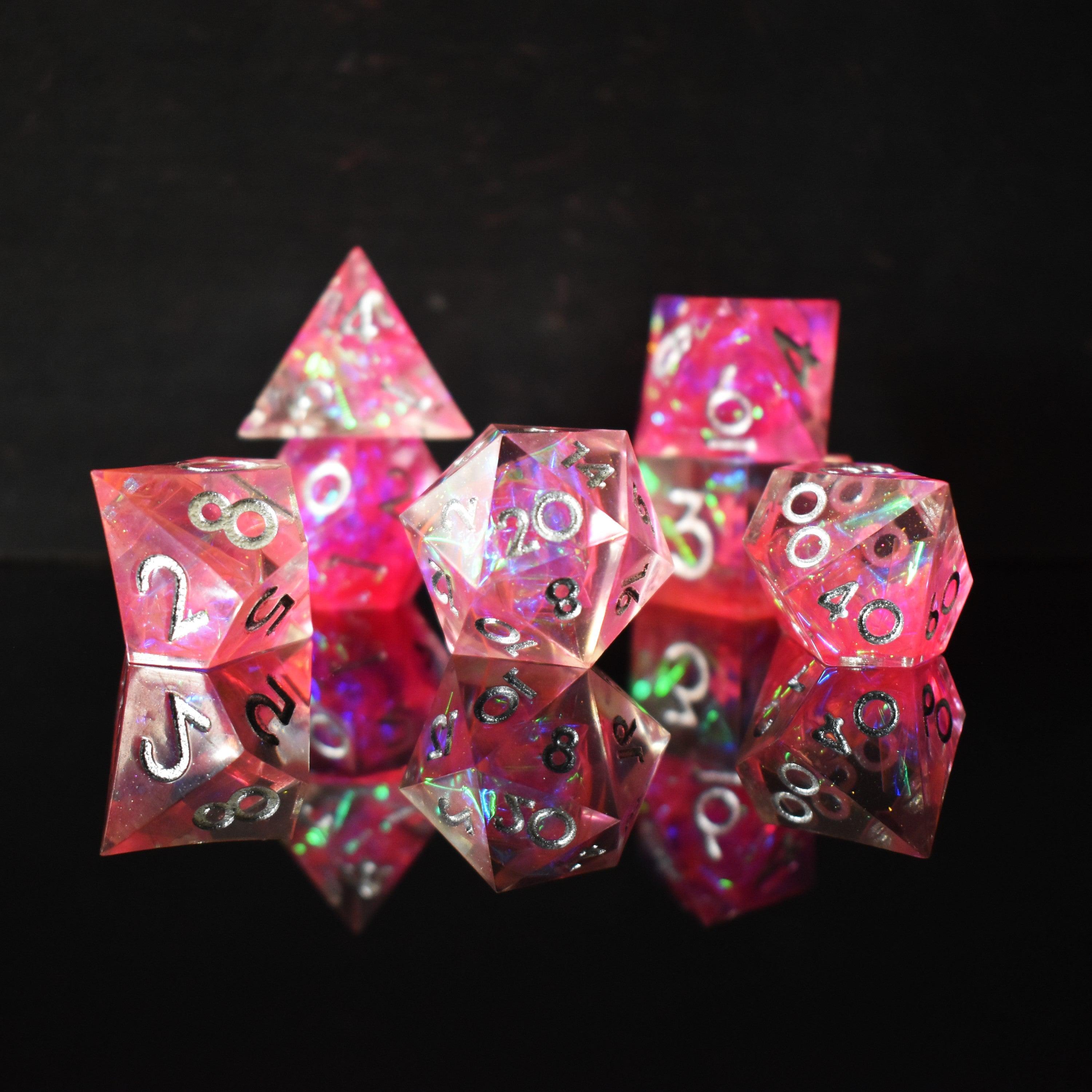 Misty Mountain Gaming Resin Mage Armor Sharp-Edged Resin Dice Set