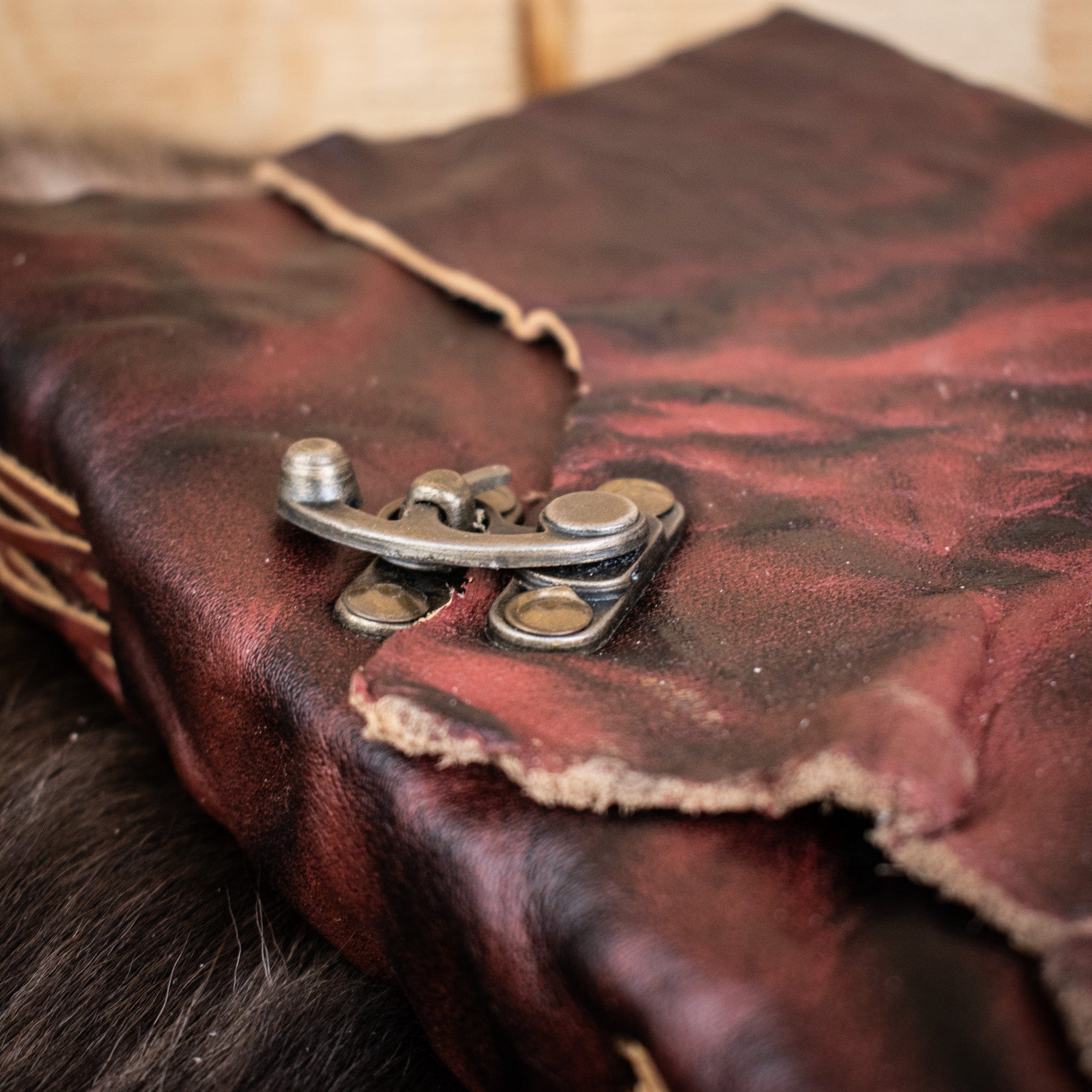 Misty Mountain Gaming Journal Natural Edge Crunched Cowhide Leather Journal