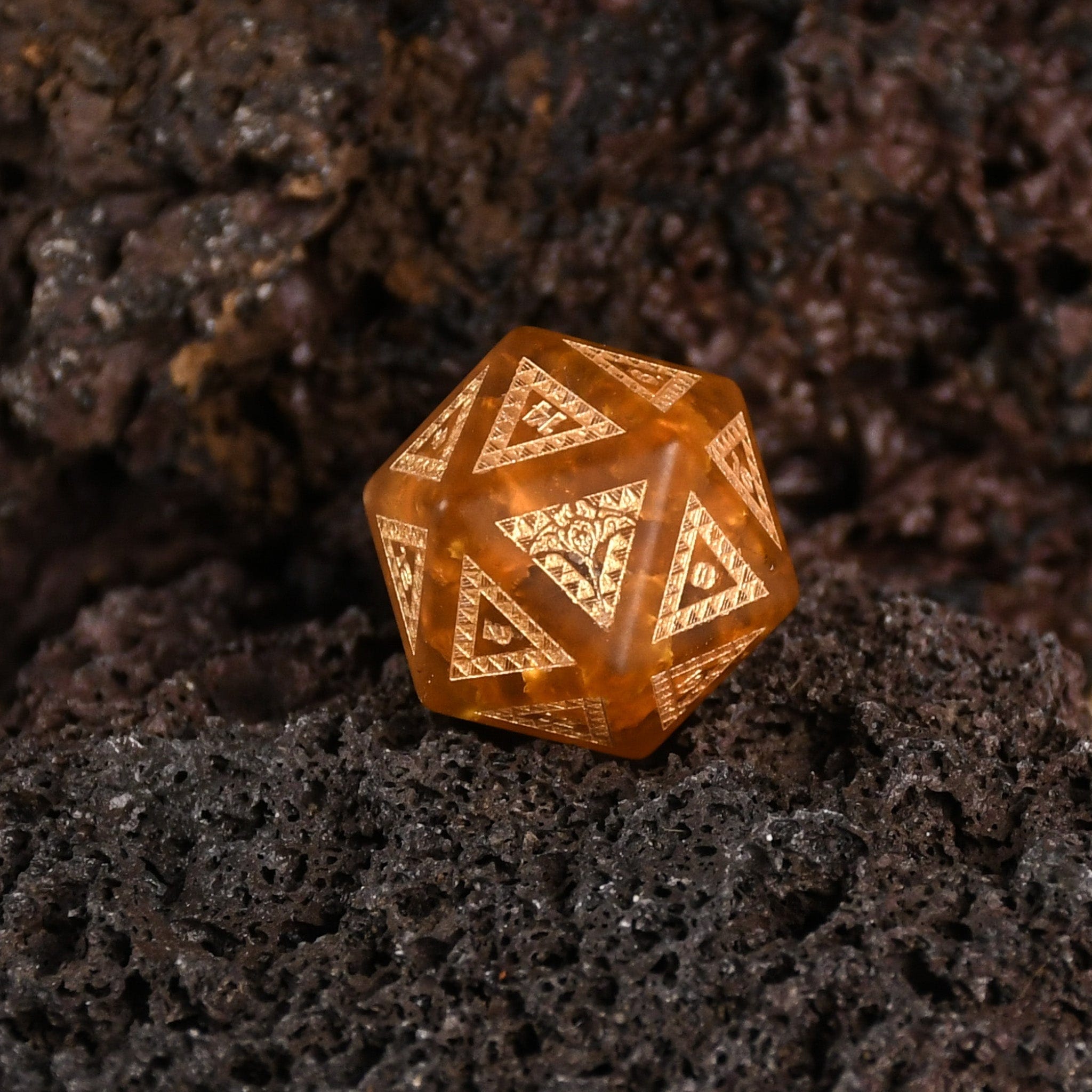 Misty Mountain Gaming Dice Polynesian Lava Glass Dice Set - Dice Around the World Collection