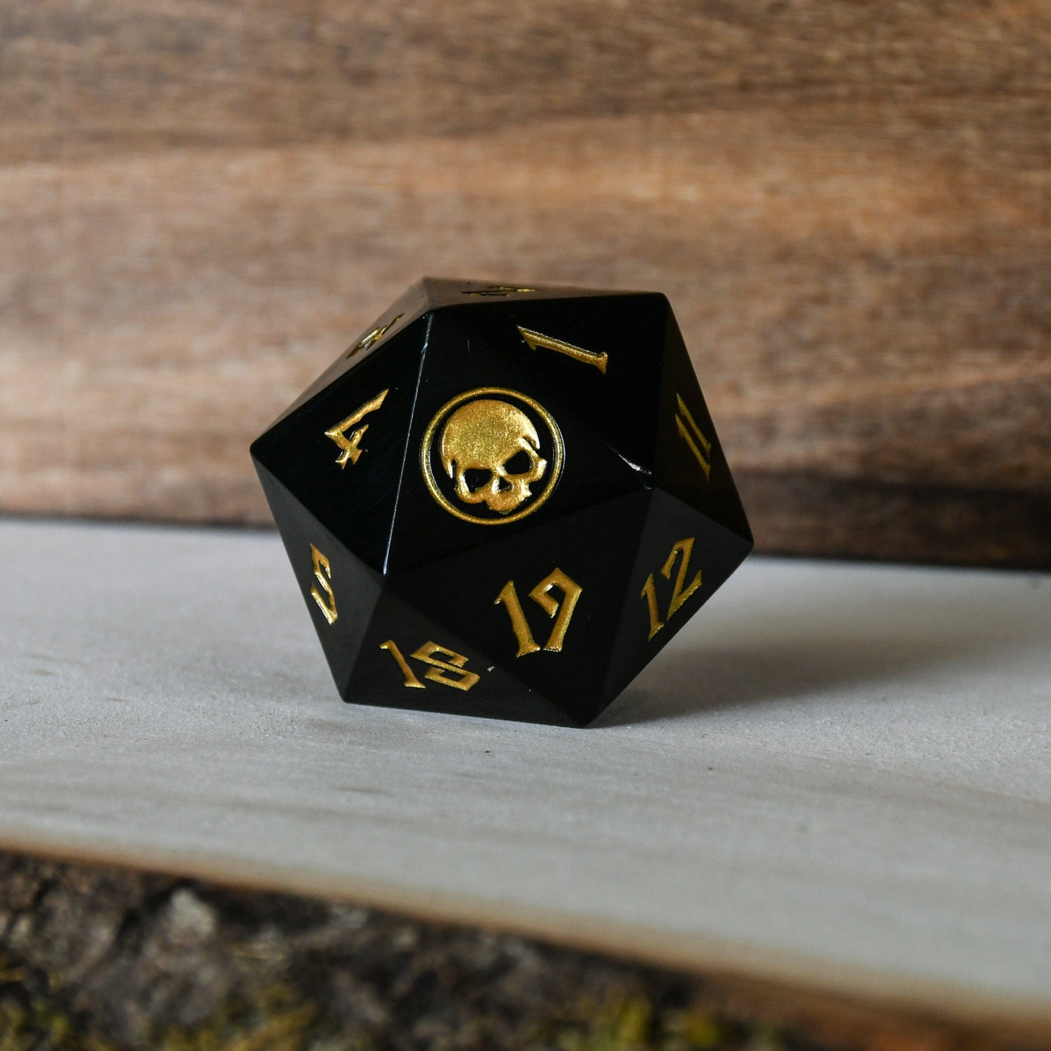 Misty Mountain Gaming Spindown Dice Swamp Mana Spindown Metal D20