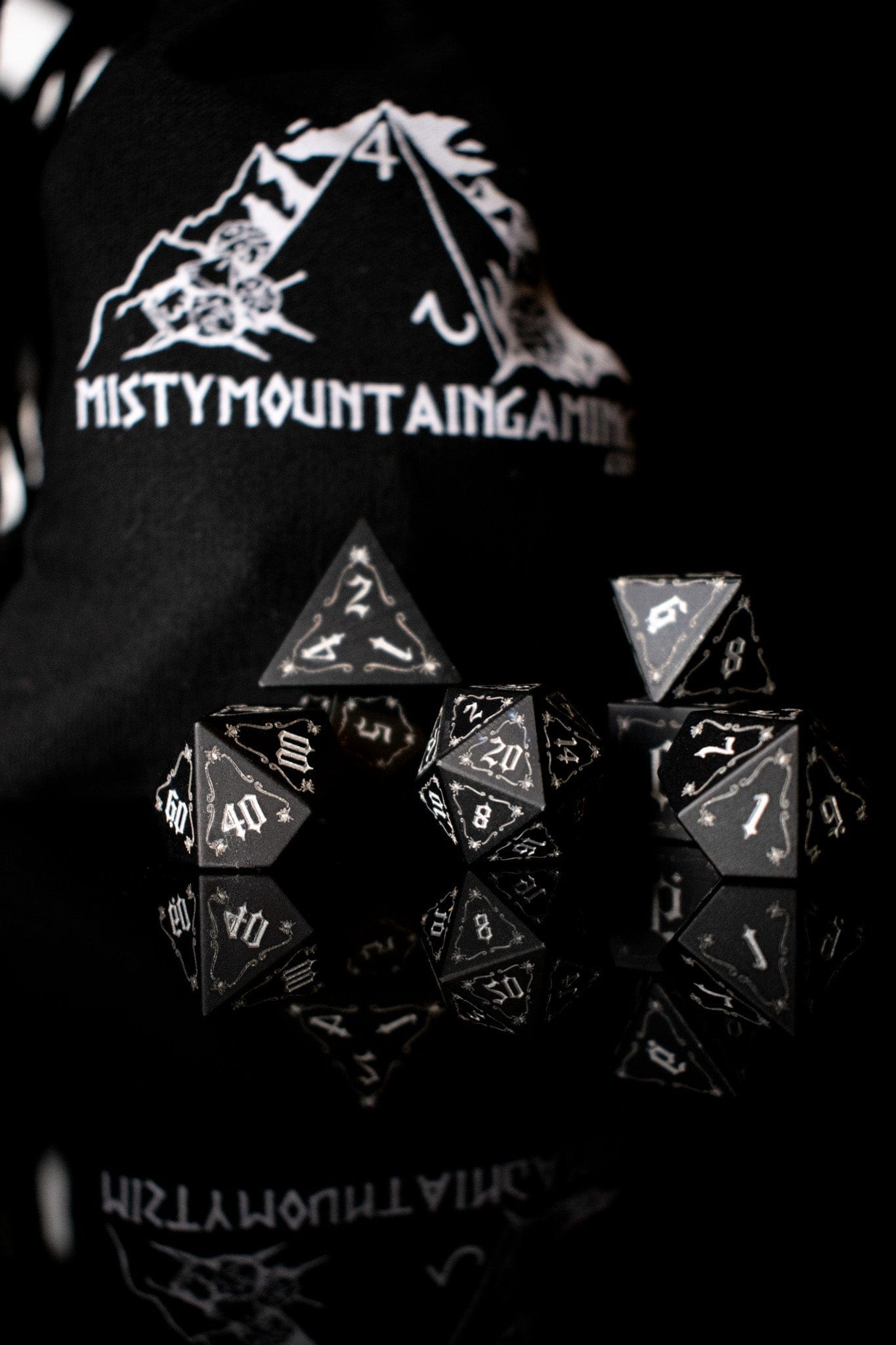 Misty Mountain Gaming Aluminum The Spider Aluminum Metal Dice Set