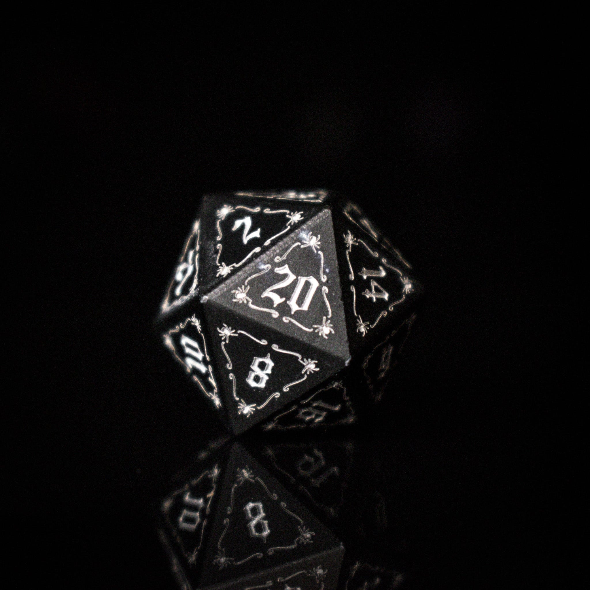 Misty Mountain Gaming Aluminum The Spider Aluminum Metal Dice Set