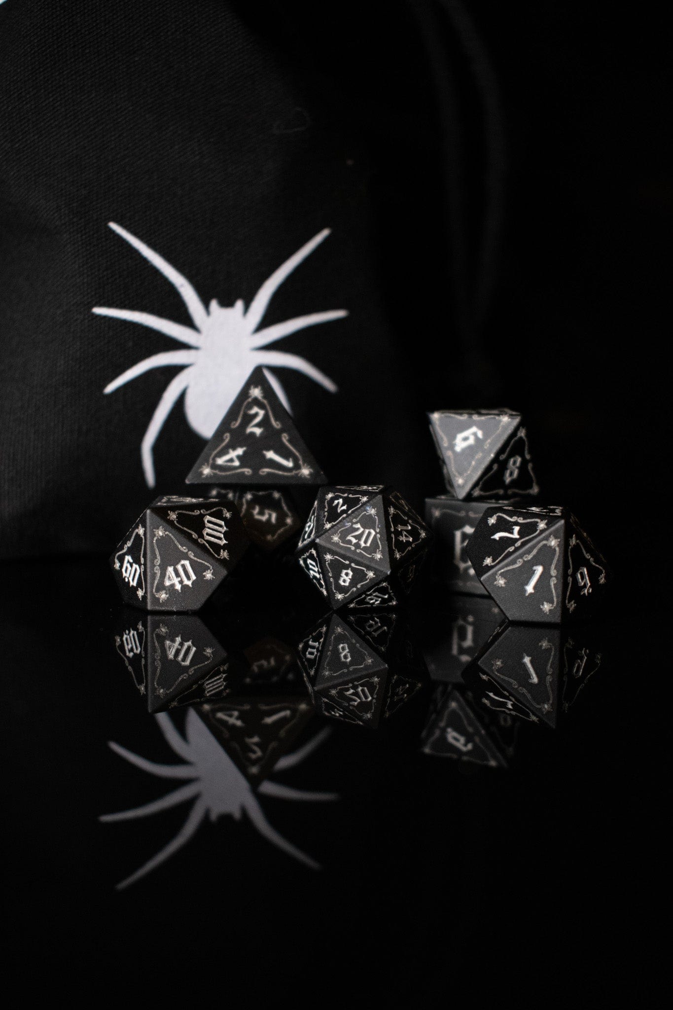 Misty Mountain Gaming Aluminum The Spider Aluminum Metal Dice Set