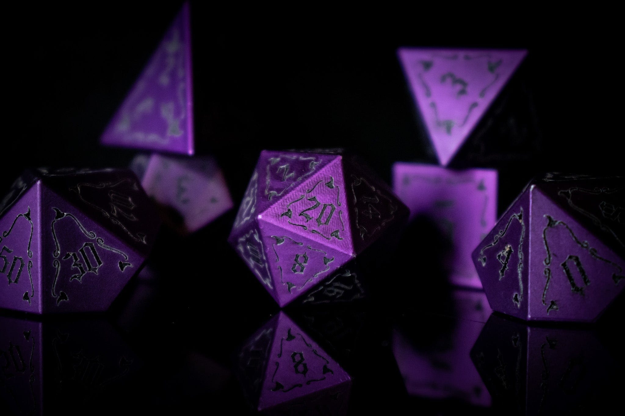 Misty Mountain Gaming Aluminum The Witch Aluminum Metal Dice Set