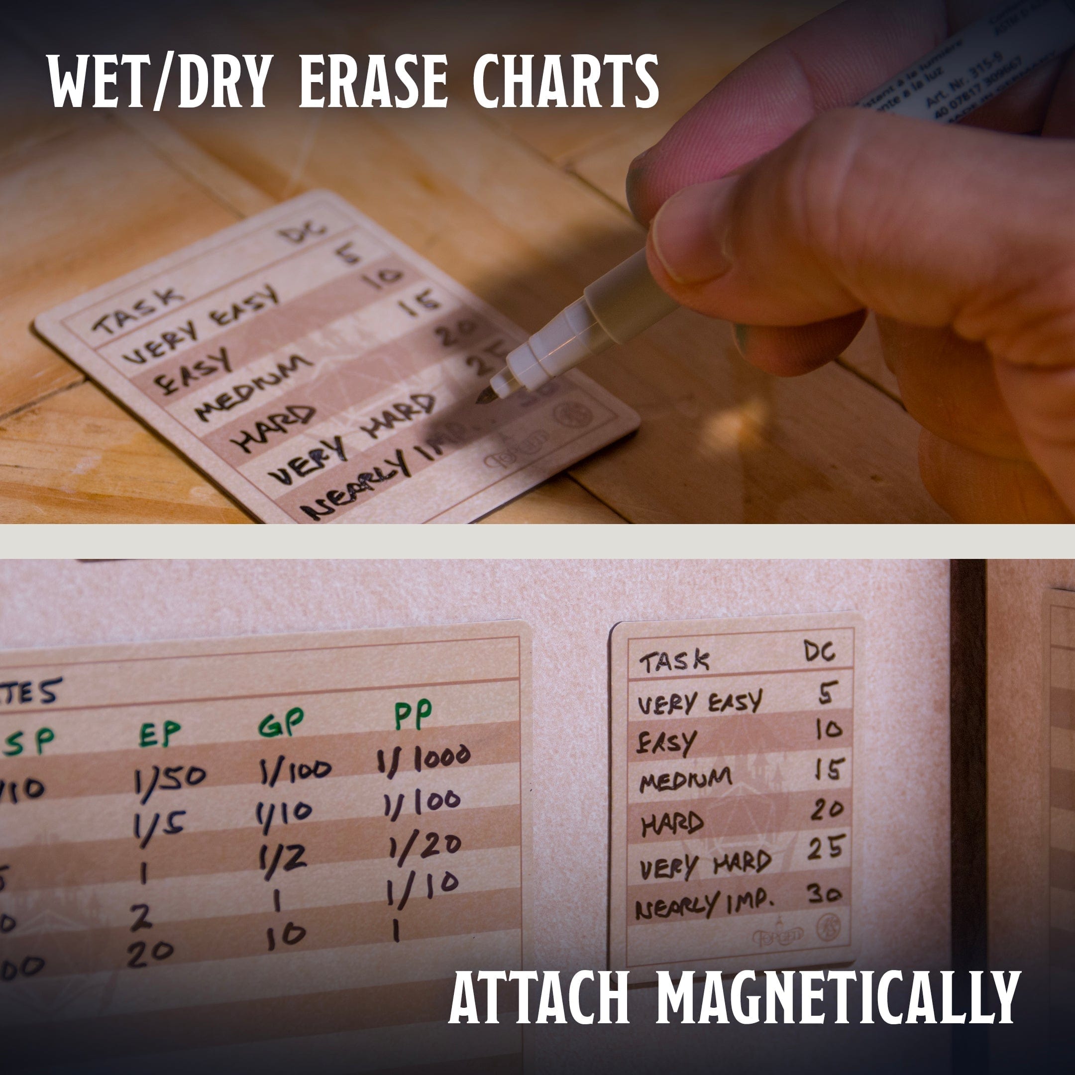The Ultimate Game Master DM Accessories Ultimate Game Master Screen - Magnetic Modular DM Screen for D&D, Pathfinder & TTRPGs