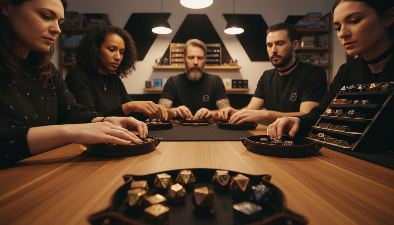 metal dice collection