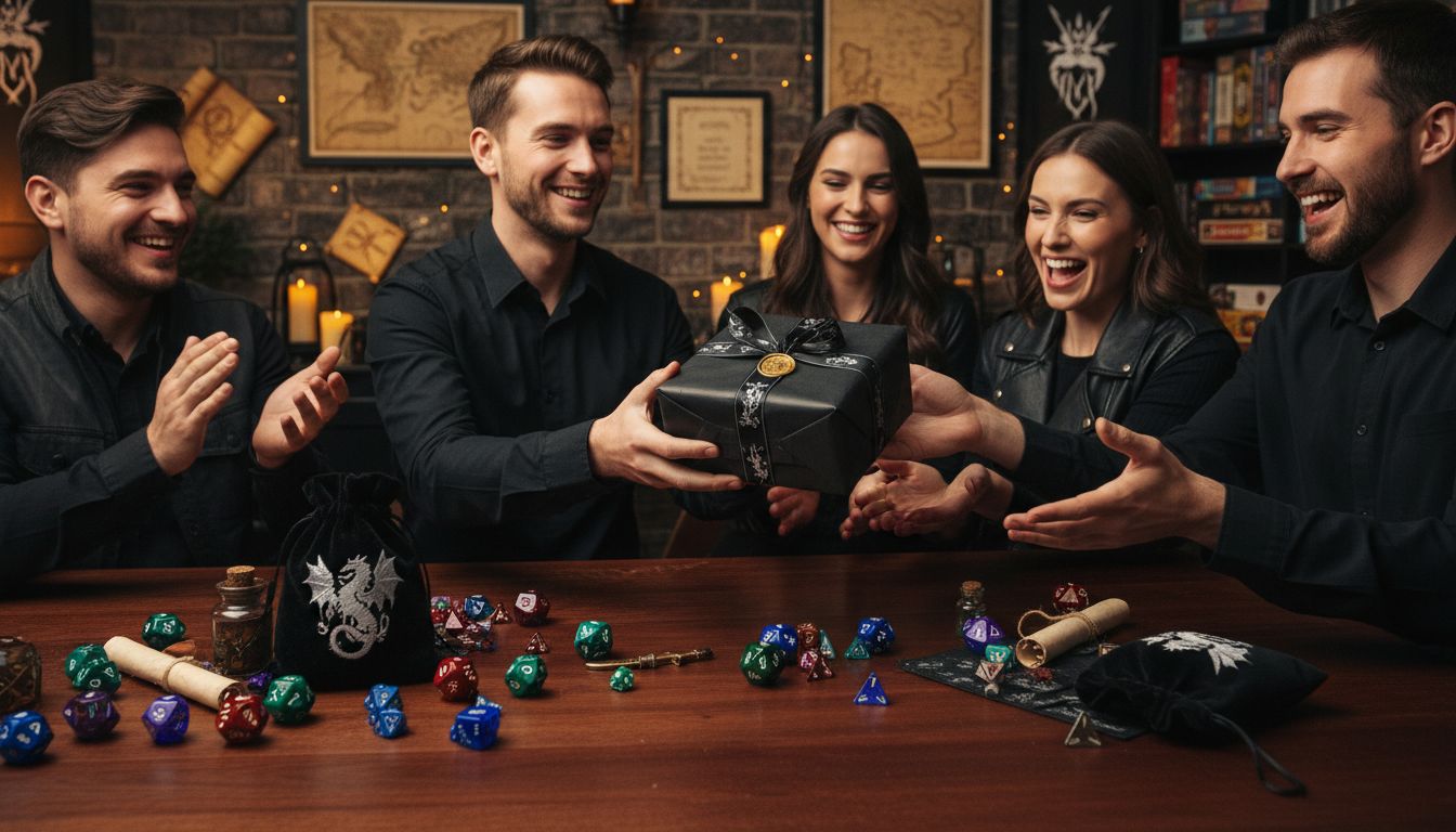 ttrpg dice gifting
