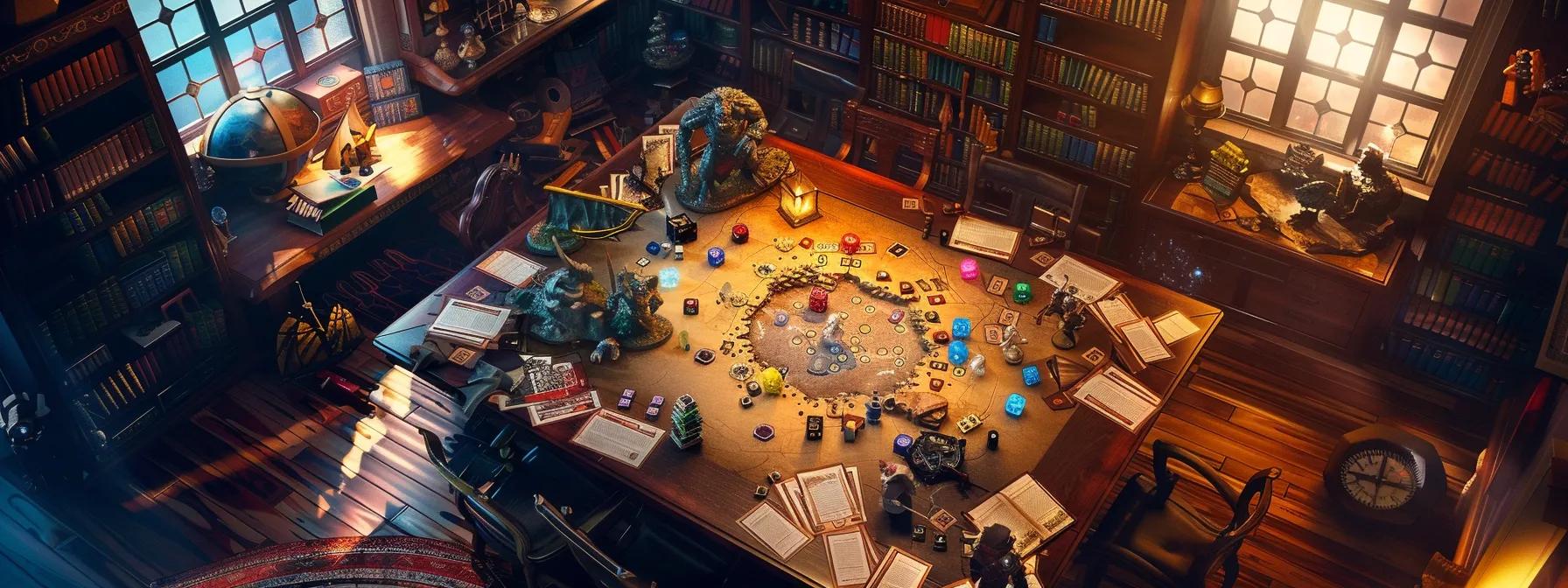 a tabletop scene that begs the question of what age is appropriate for dnd