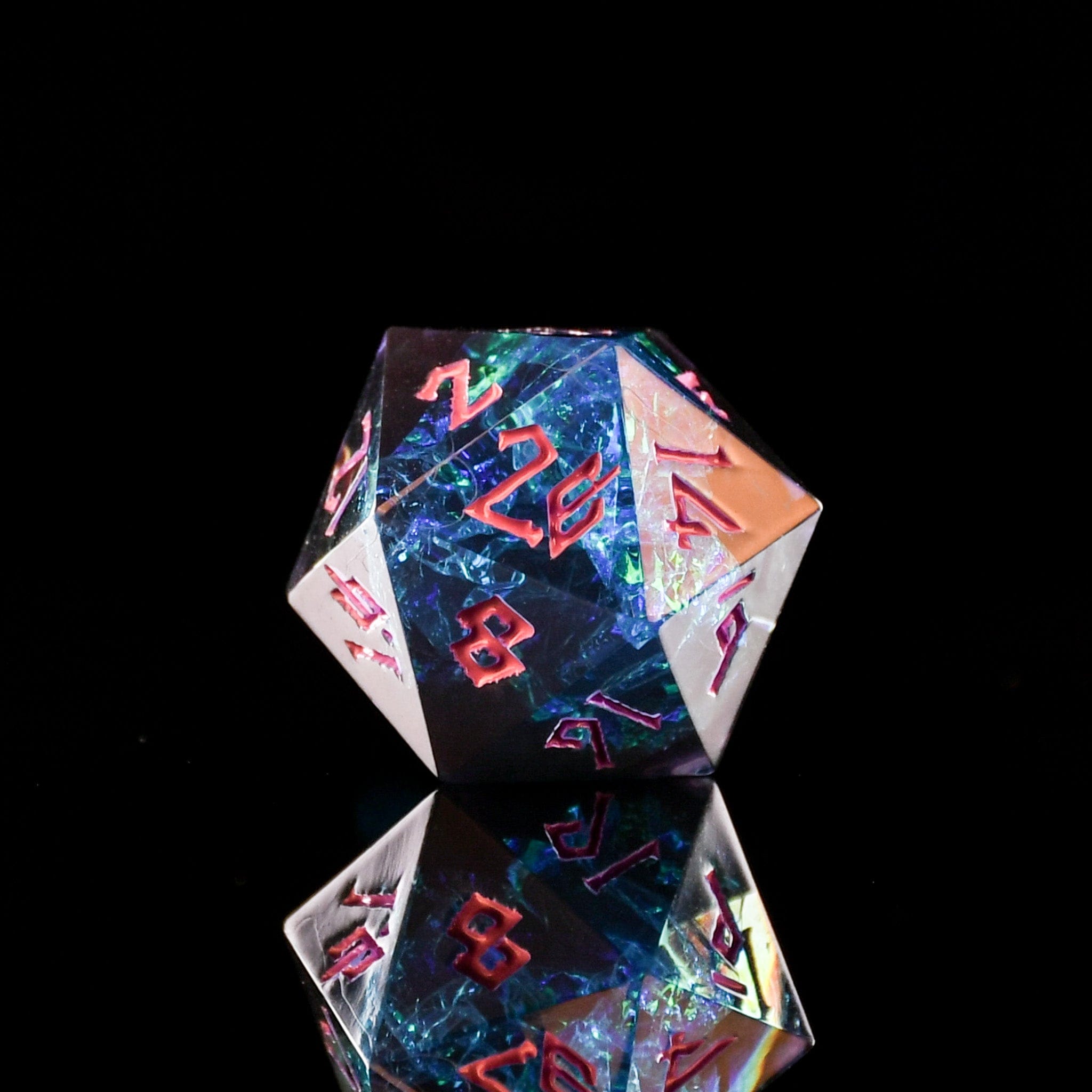 Misty Mountain Gaming Resin Arcane Gate Sharp-Edged Resin Dice Set