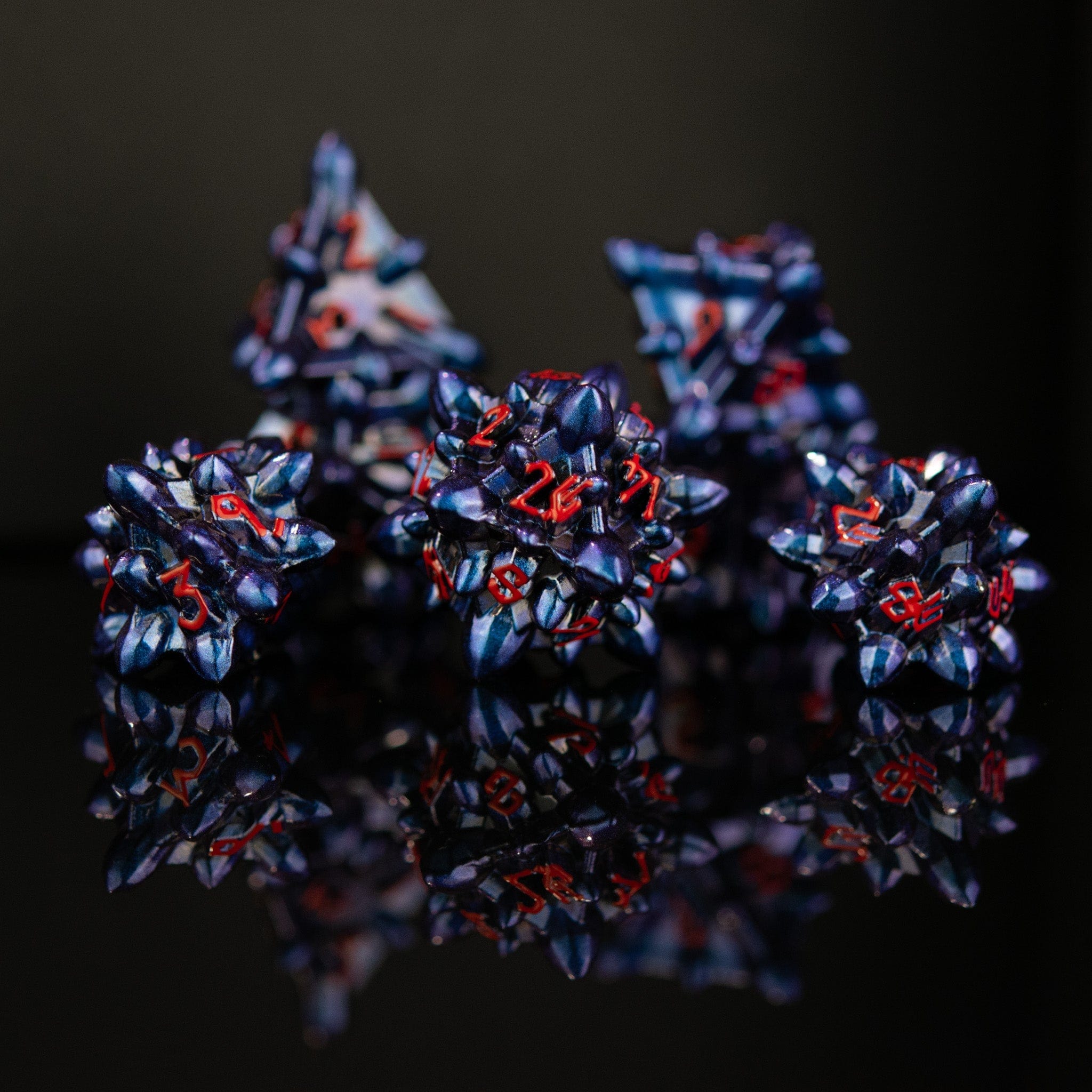 Misty Mountain Gaming Metal Asteroid Fields Metal Dice Set - Eunomia