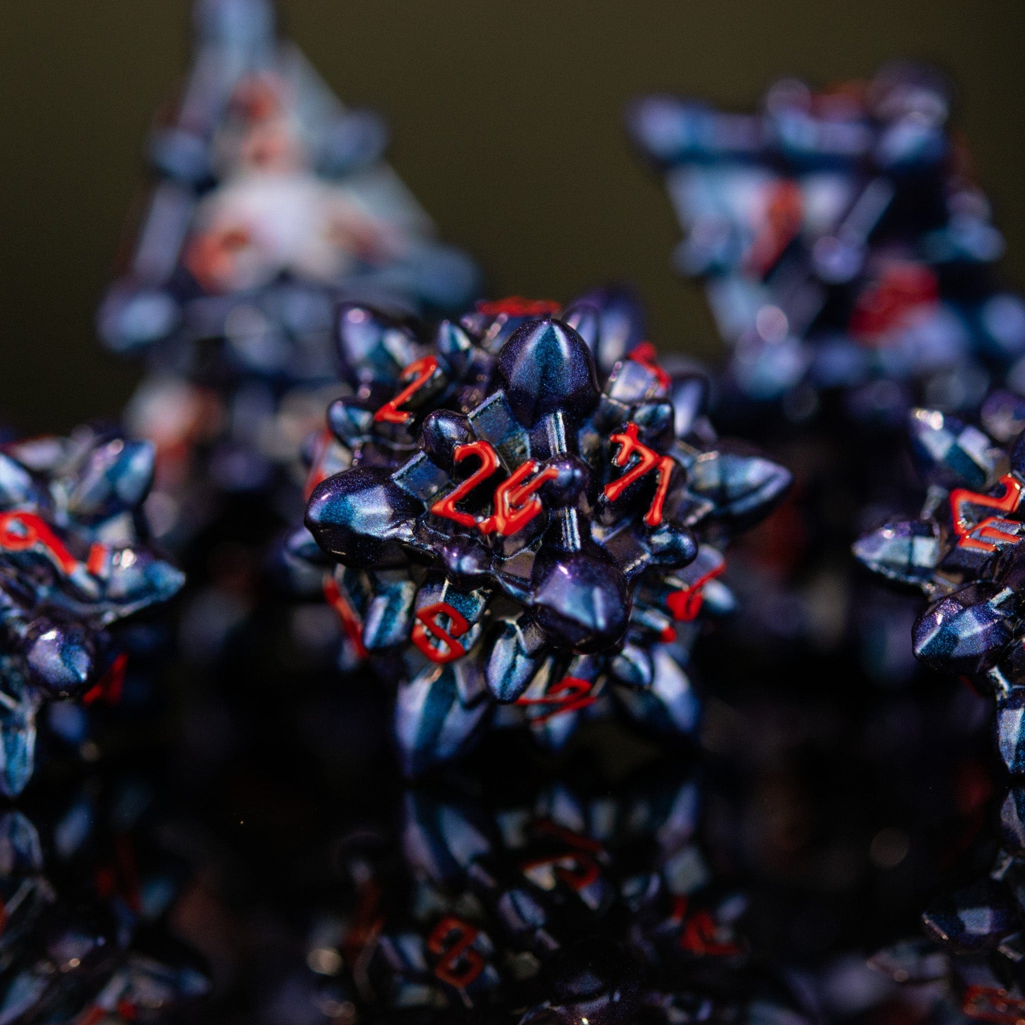 Misty Mountain Gaming Metal Asteroid Fields Metal Dice Set - Eunomia
