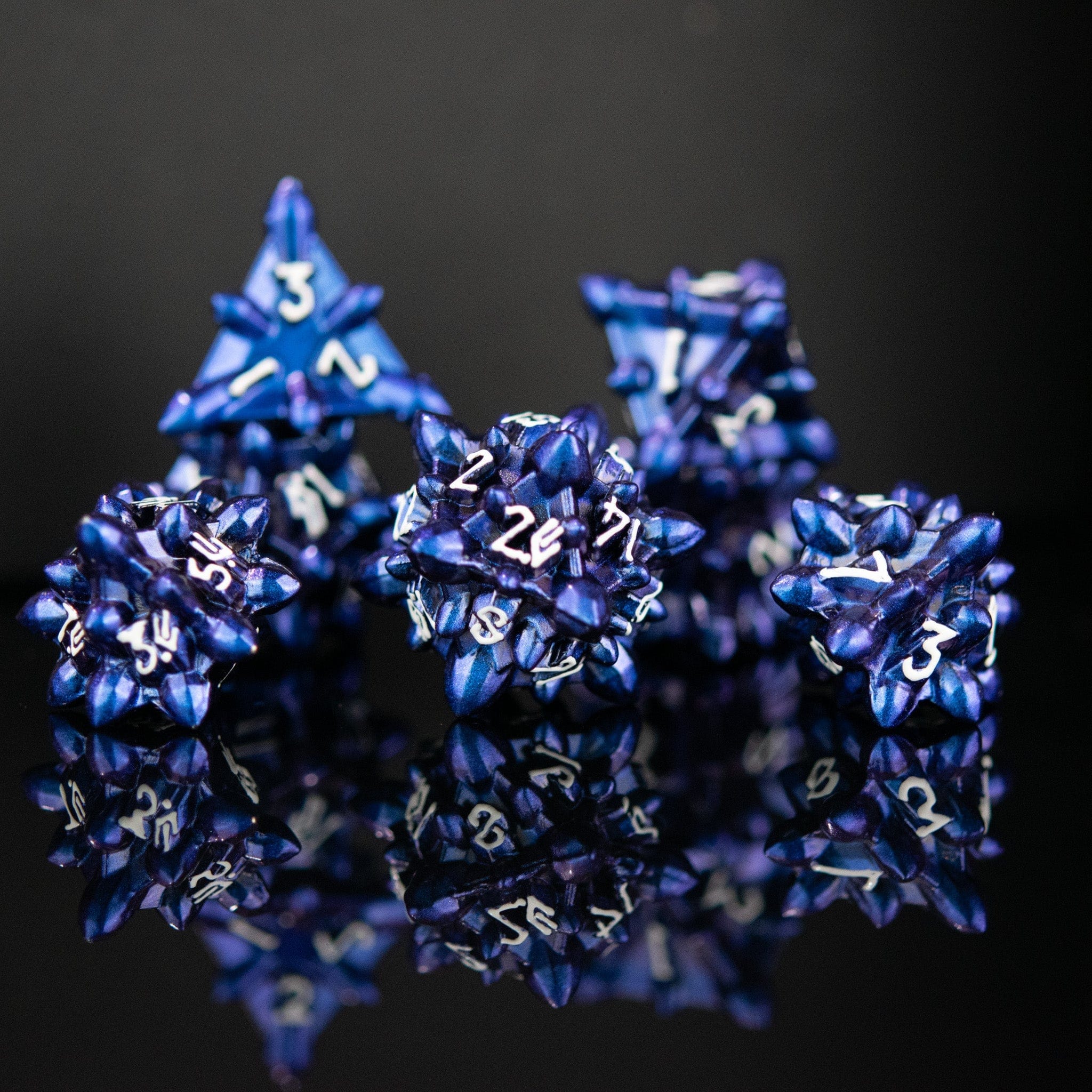 Misty Mountain Gaming Metal Asteroid Fields Metal Dice Set - Icarus