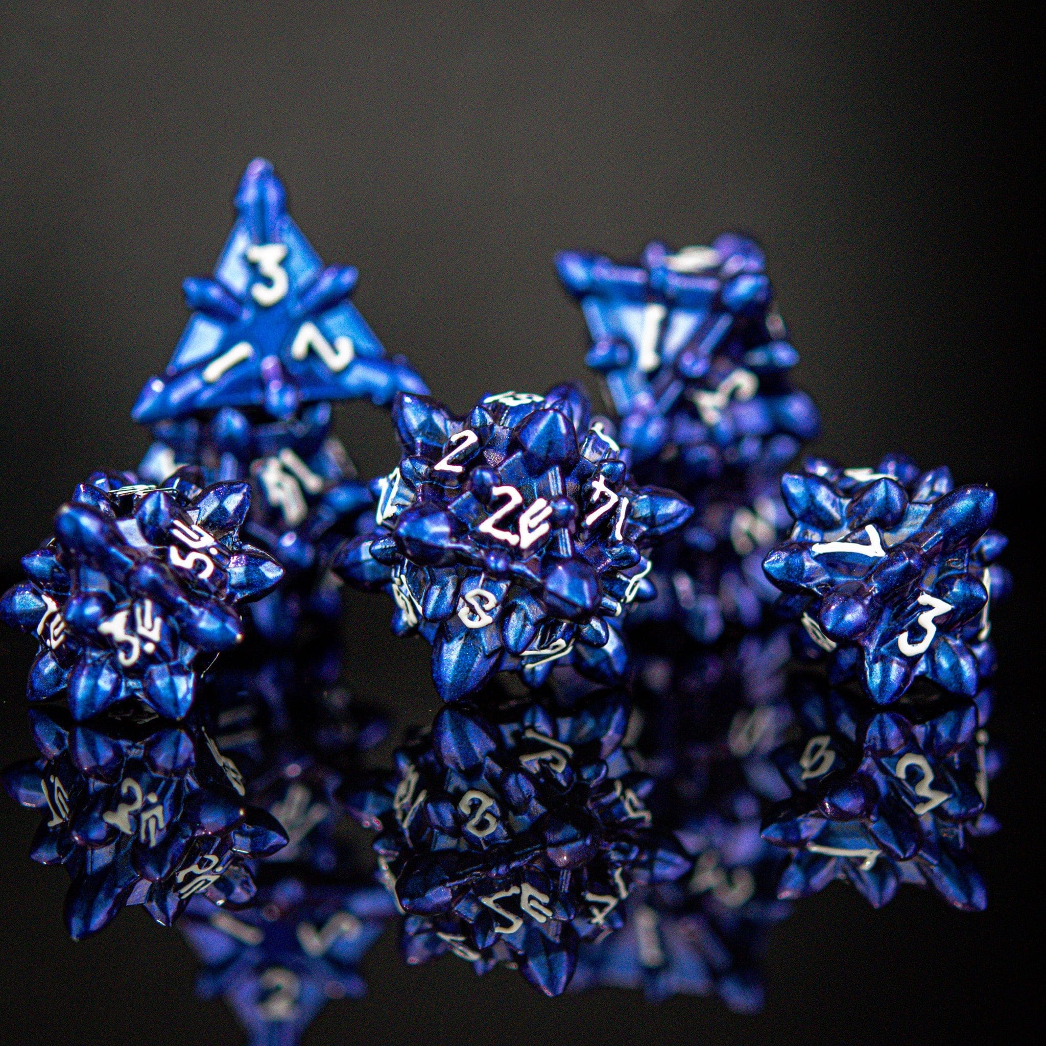 Misty Mountain Gaming Metal Asteroid Fields Metal Dice Set - Icarus