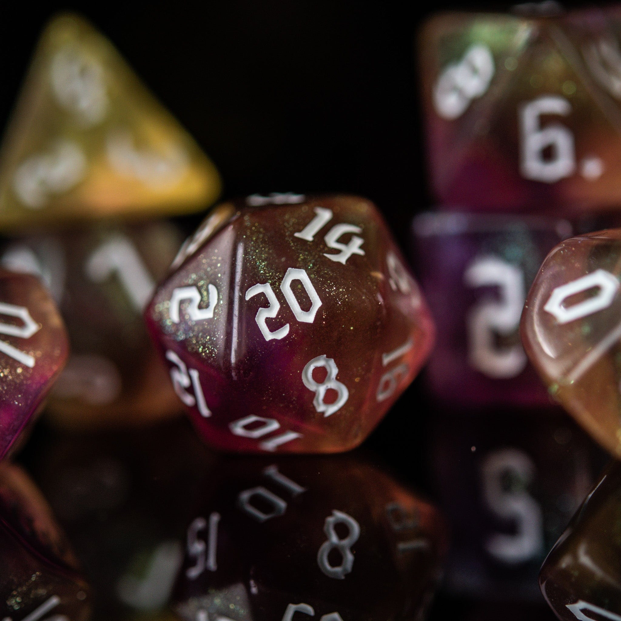 Misty Mountain Gaming Acrylic Dice Barbarian Class Acrylic Dice Set