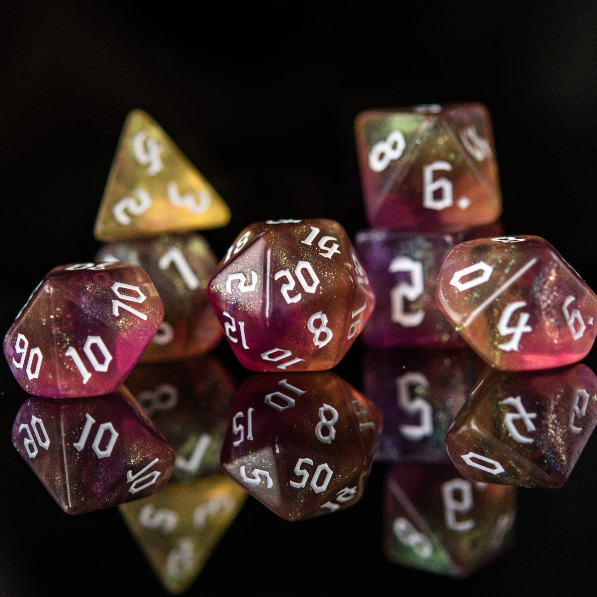 Misty Mountain Gaming Acrylic Dice Barbarian Class Acrylic Dice Set