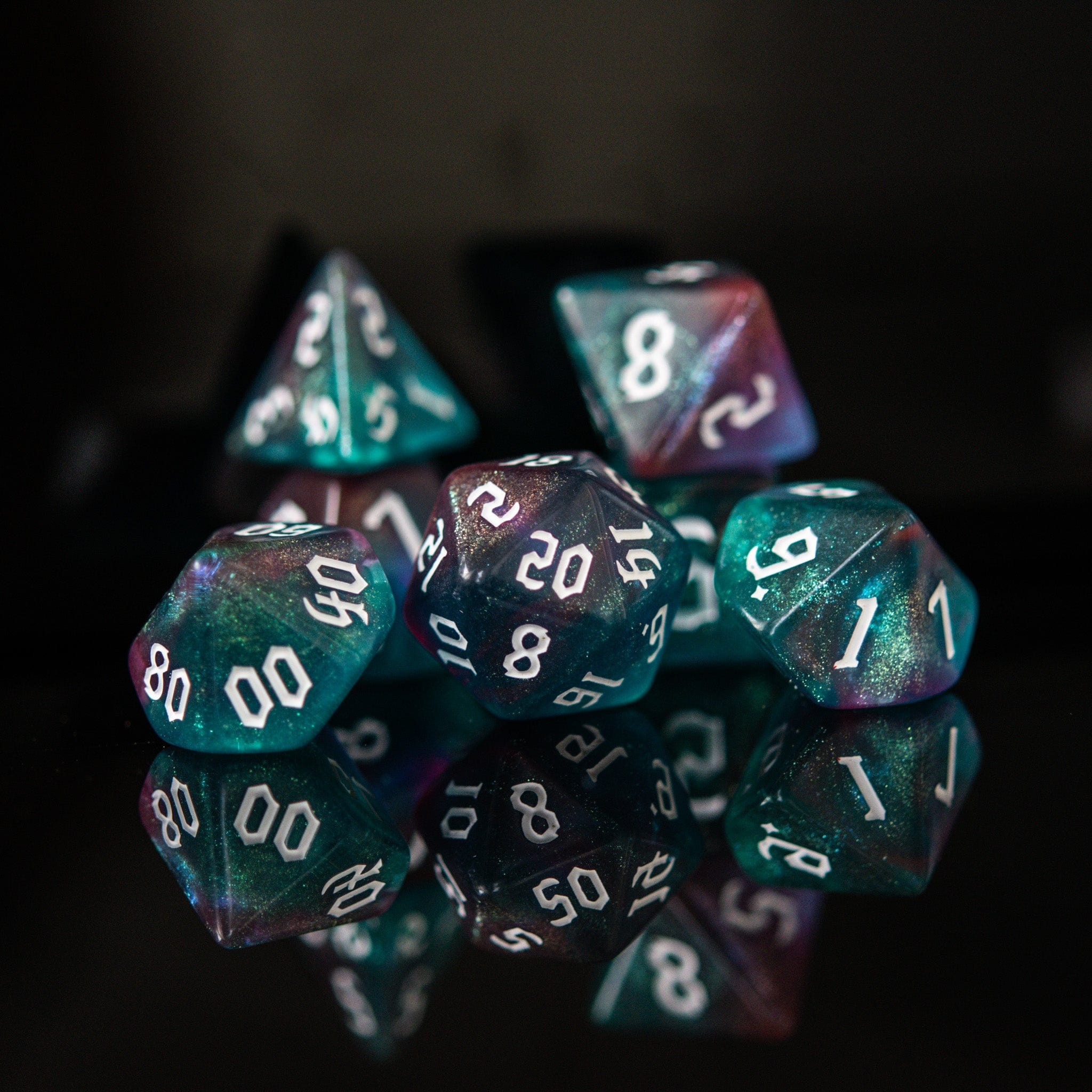 Misty Mountain Gaming Acrylic Dice Bard Class Acrylic Dice Set