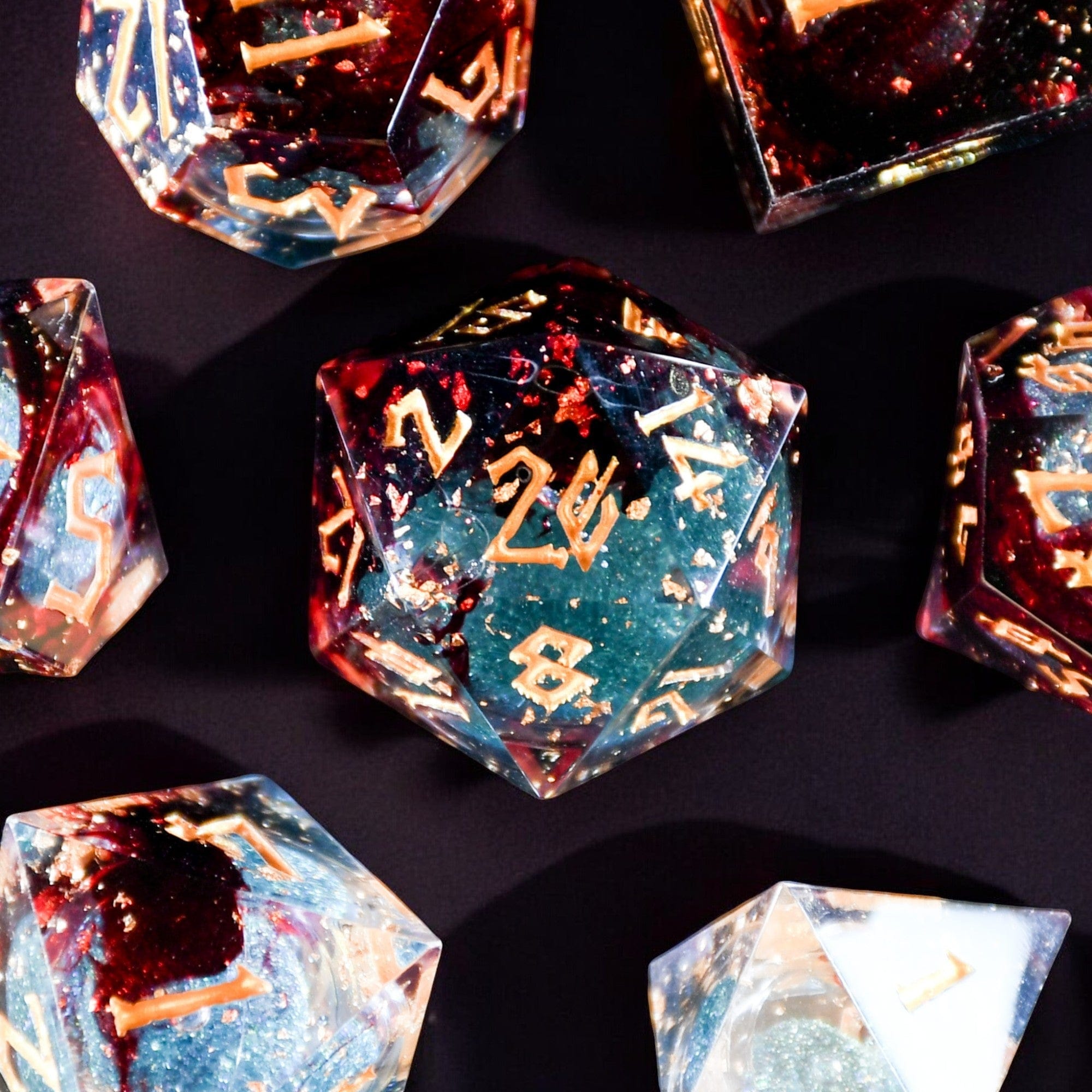 Misty Mountain Gaming Liquid Core Bestow Curse Liquid Core Dice Set