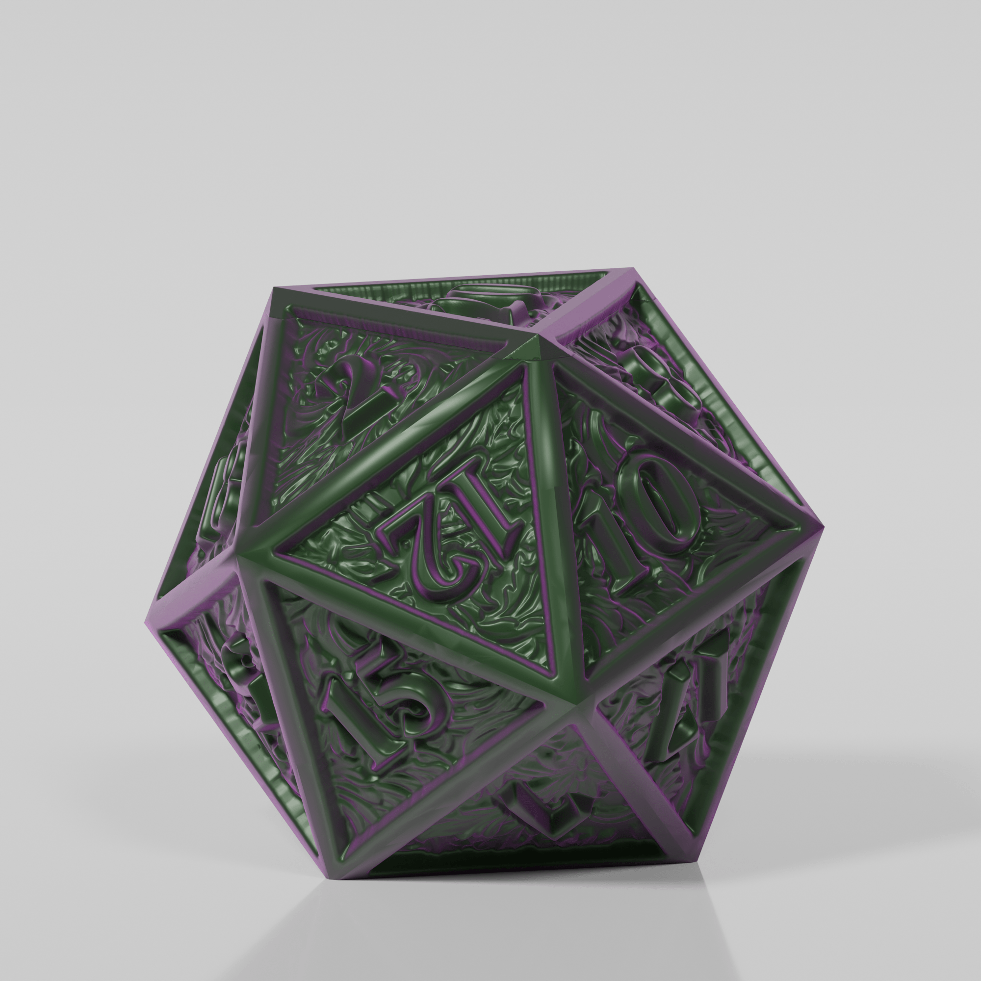 Fabletop Dice Vault Big D20 Dice Vault – Magnetic Dice Storage
