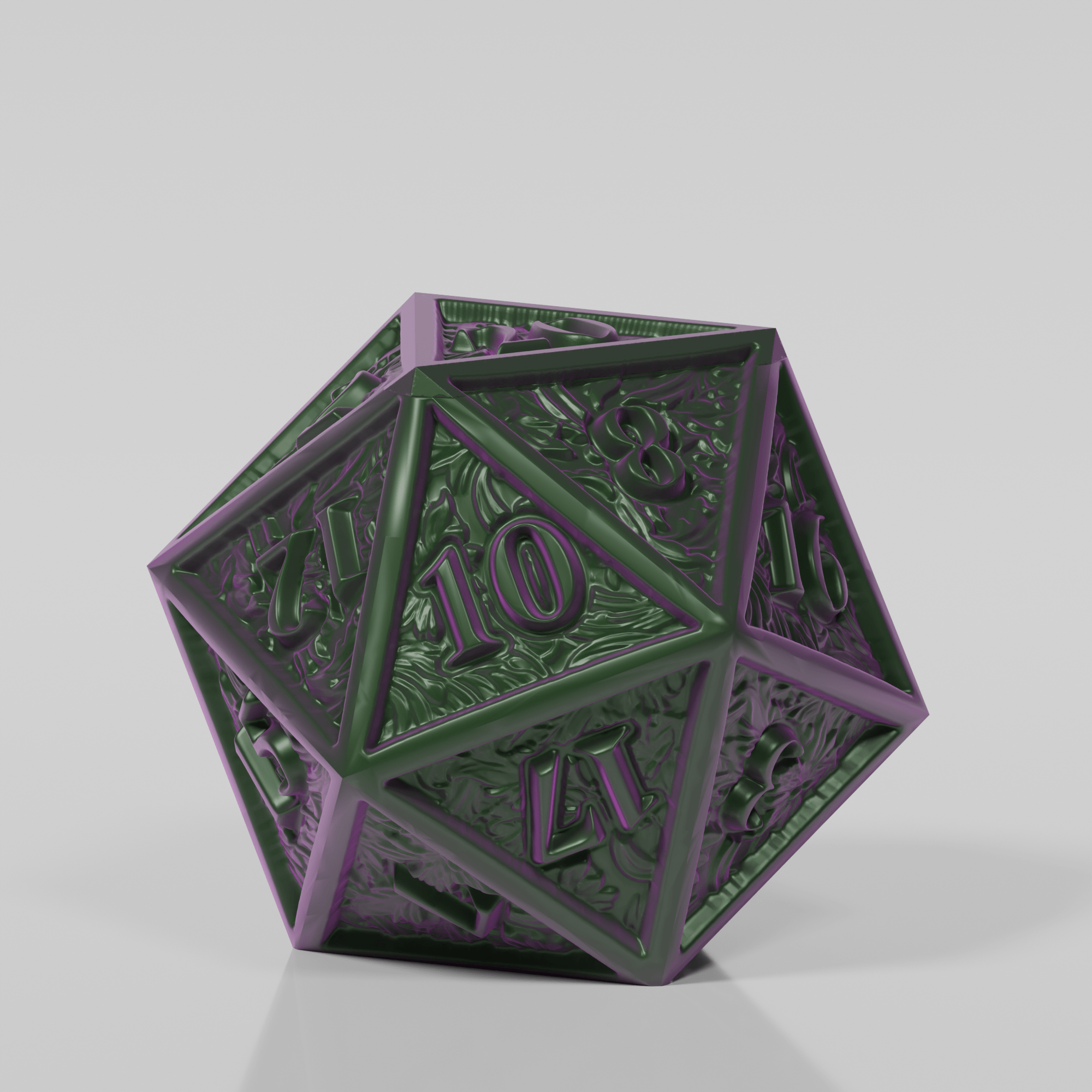 Fabletop Dice Vault Big D20 Dice Vault – Magnetic Dice Storage