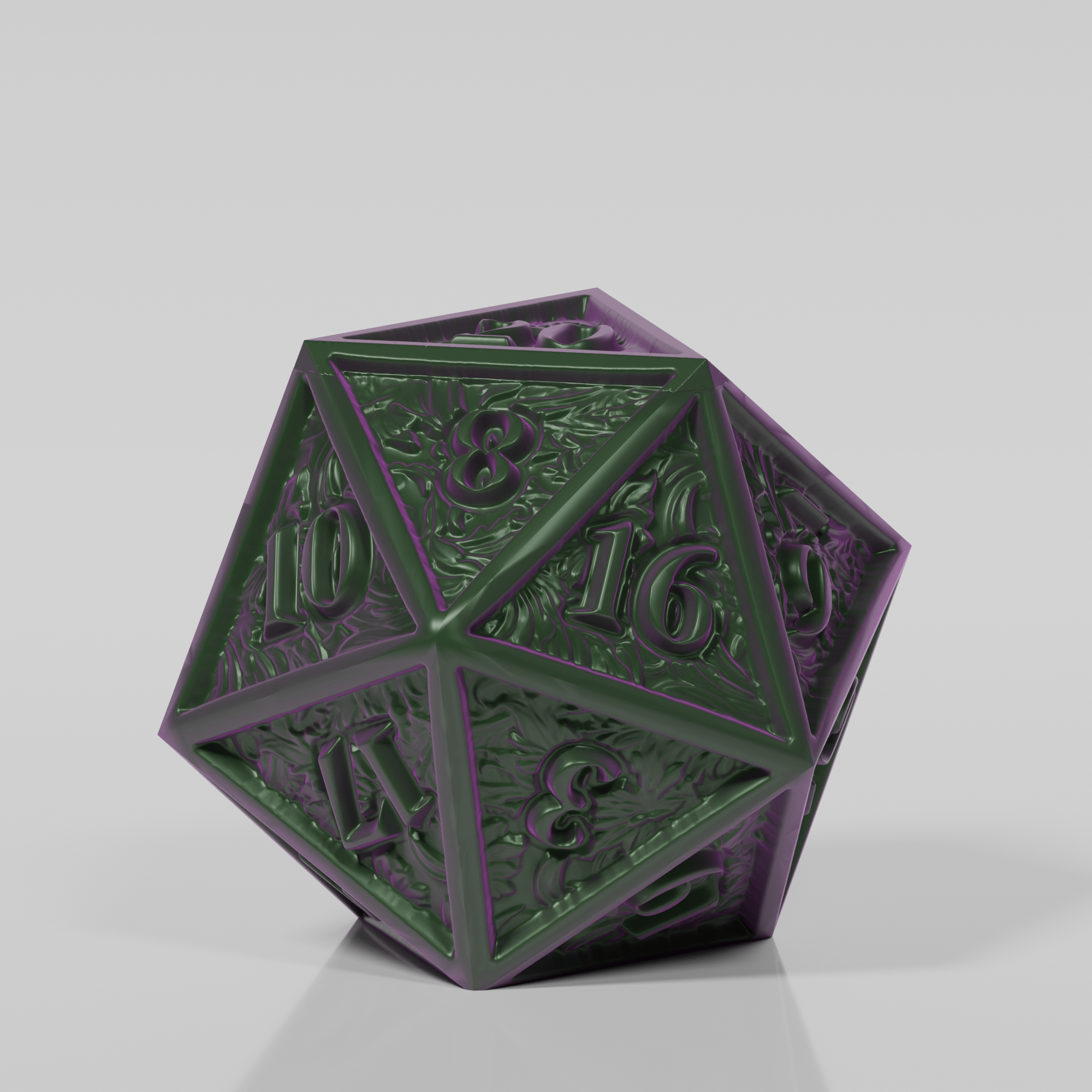 Fabletop Dice Vault Big D20 Dice Vault – Magnetic Dice Storage