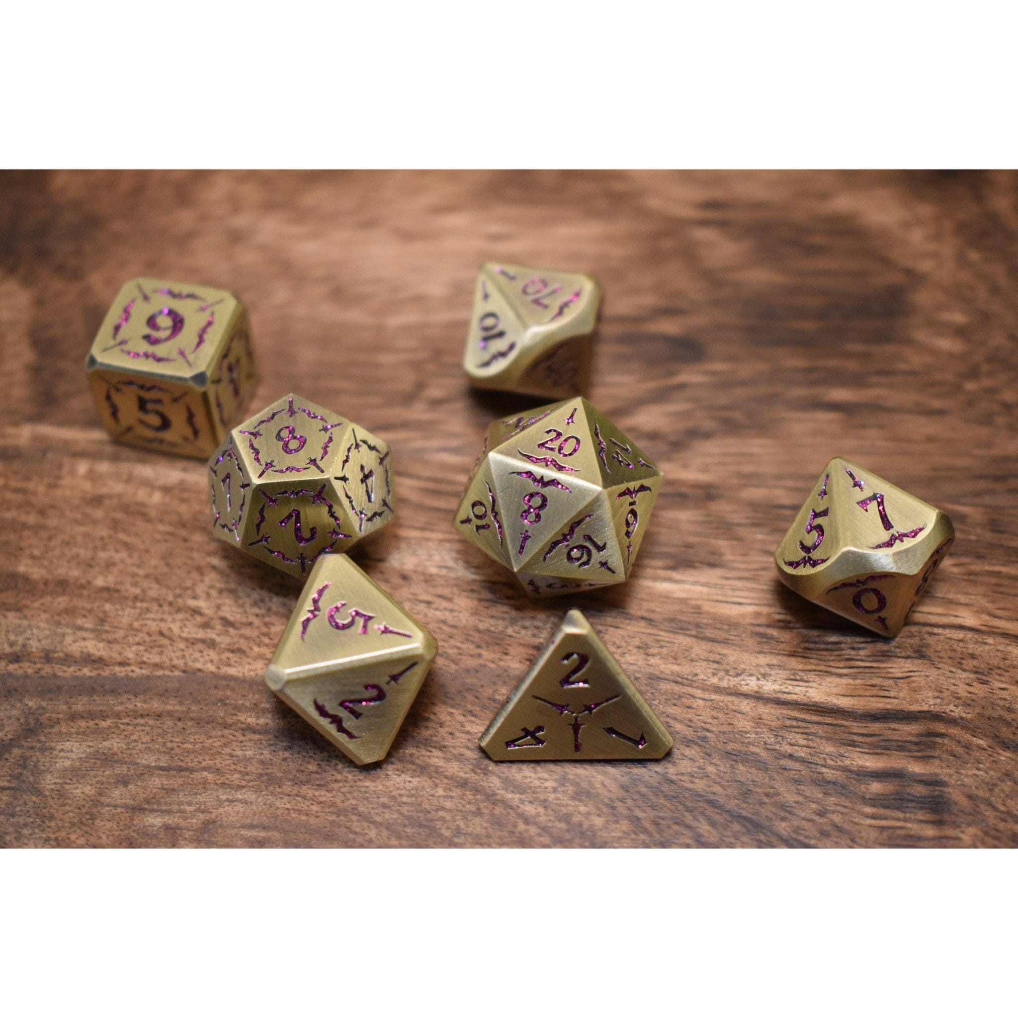 Misty Mountain Gaming Metal Blade of the Maiden Metal Dice Set