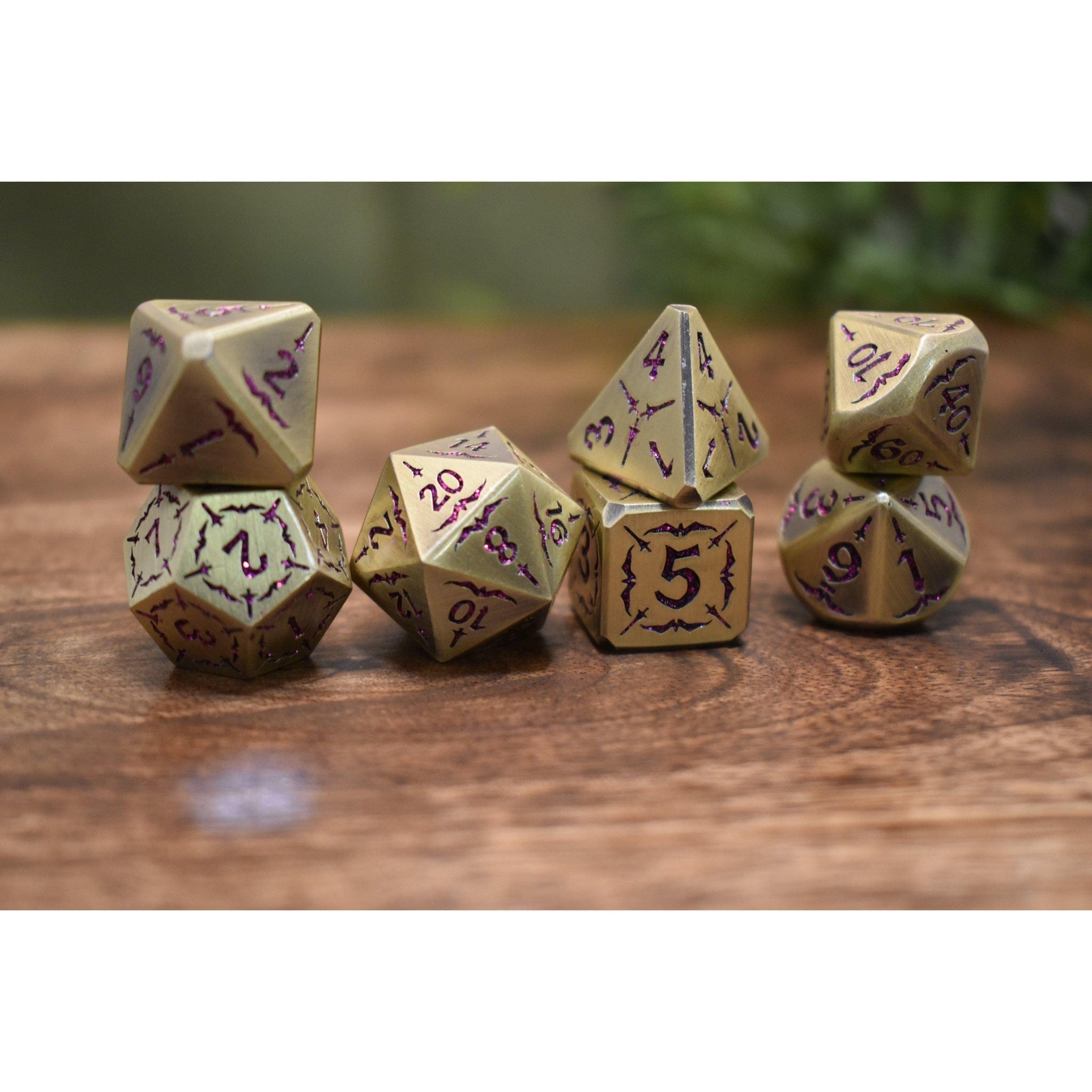 Misty Mountain Gaming Metal Blade of the Maiden Metal Dice Set