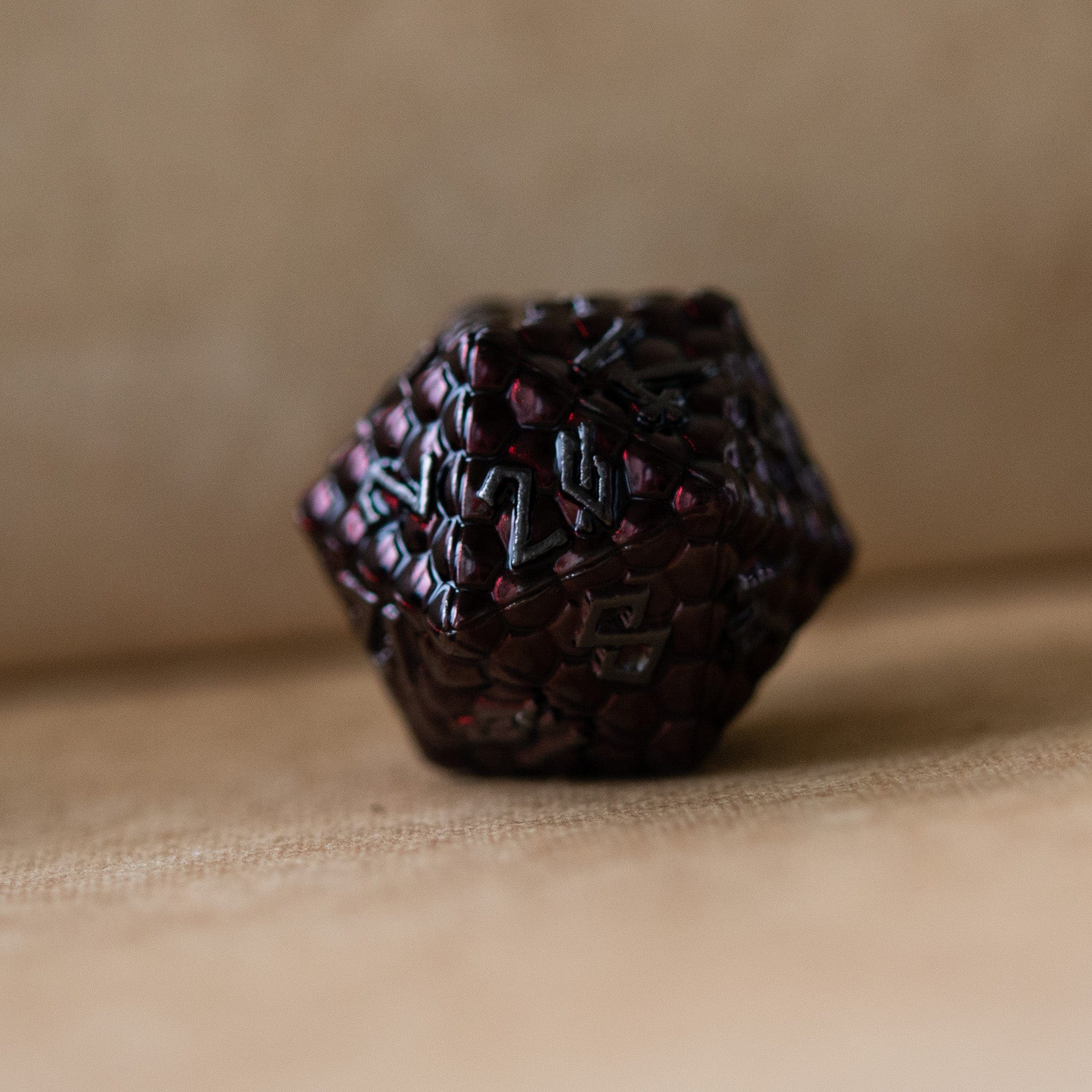 Misty Mountain Gaming Metal Blood Red Dragon's Egg Metal Dice Set