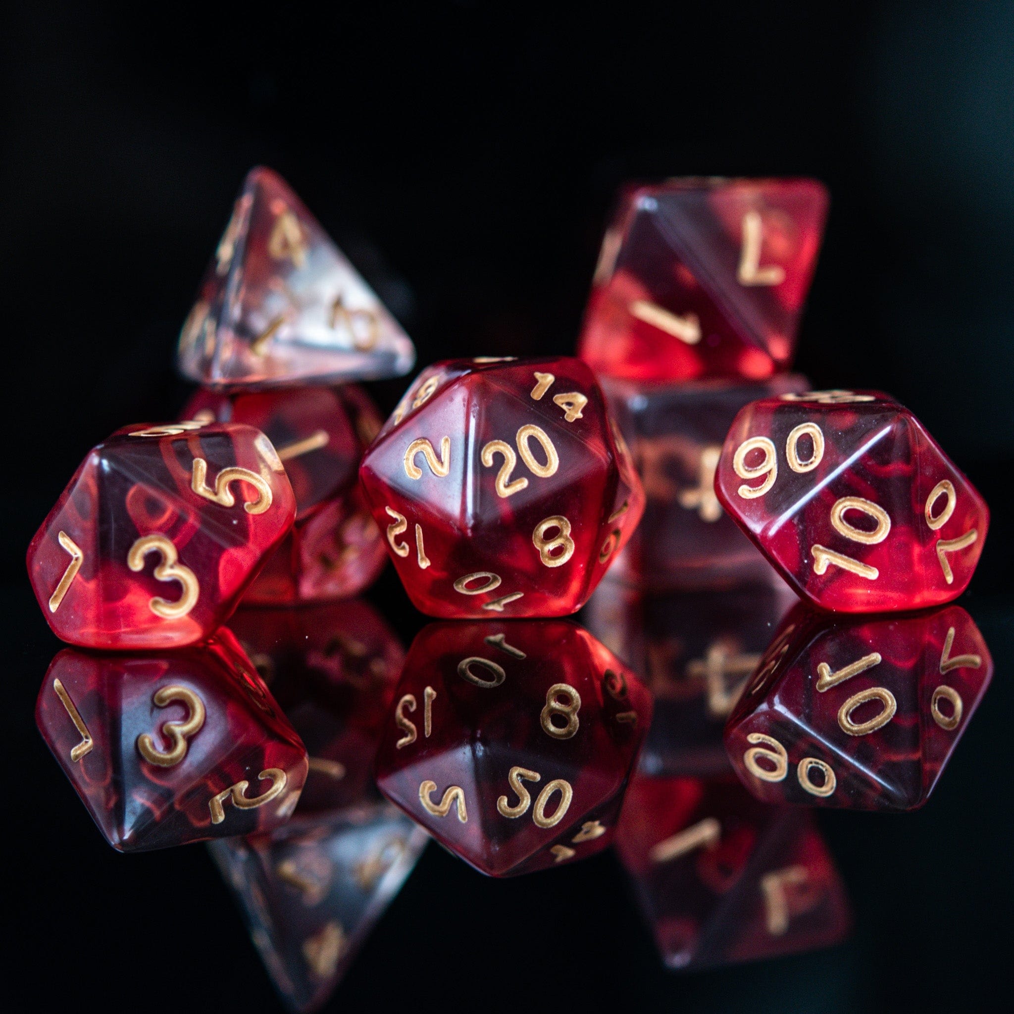 Misty Mountain Gaming Acrylic Dice Bloodlust Elixir Acrylic Dice Set