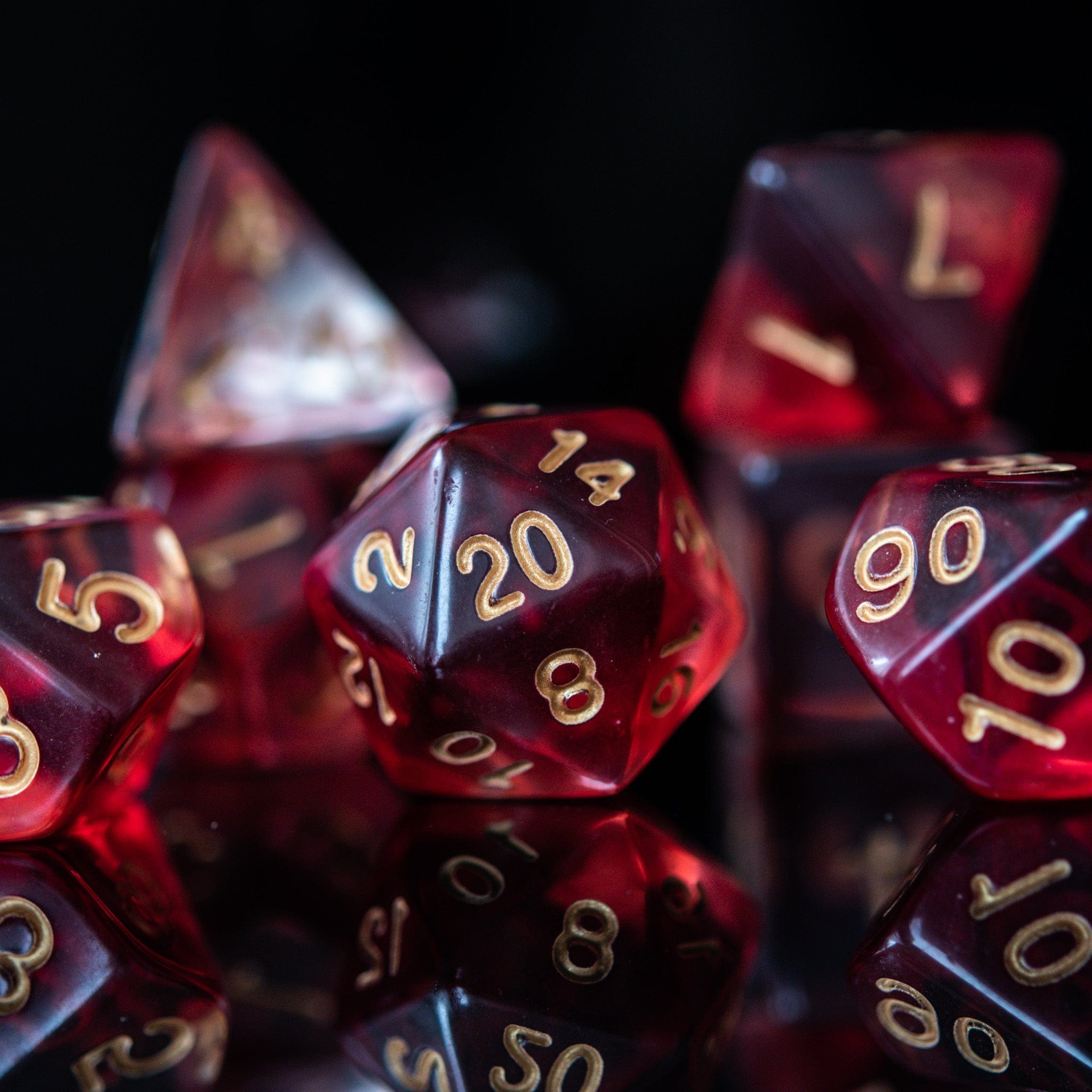 Misty Mountain Gaming Acrylic Dice Bloodlust Elixir Acrylic Dice Set
