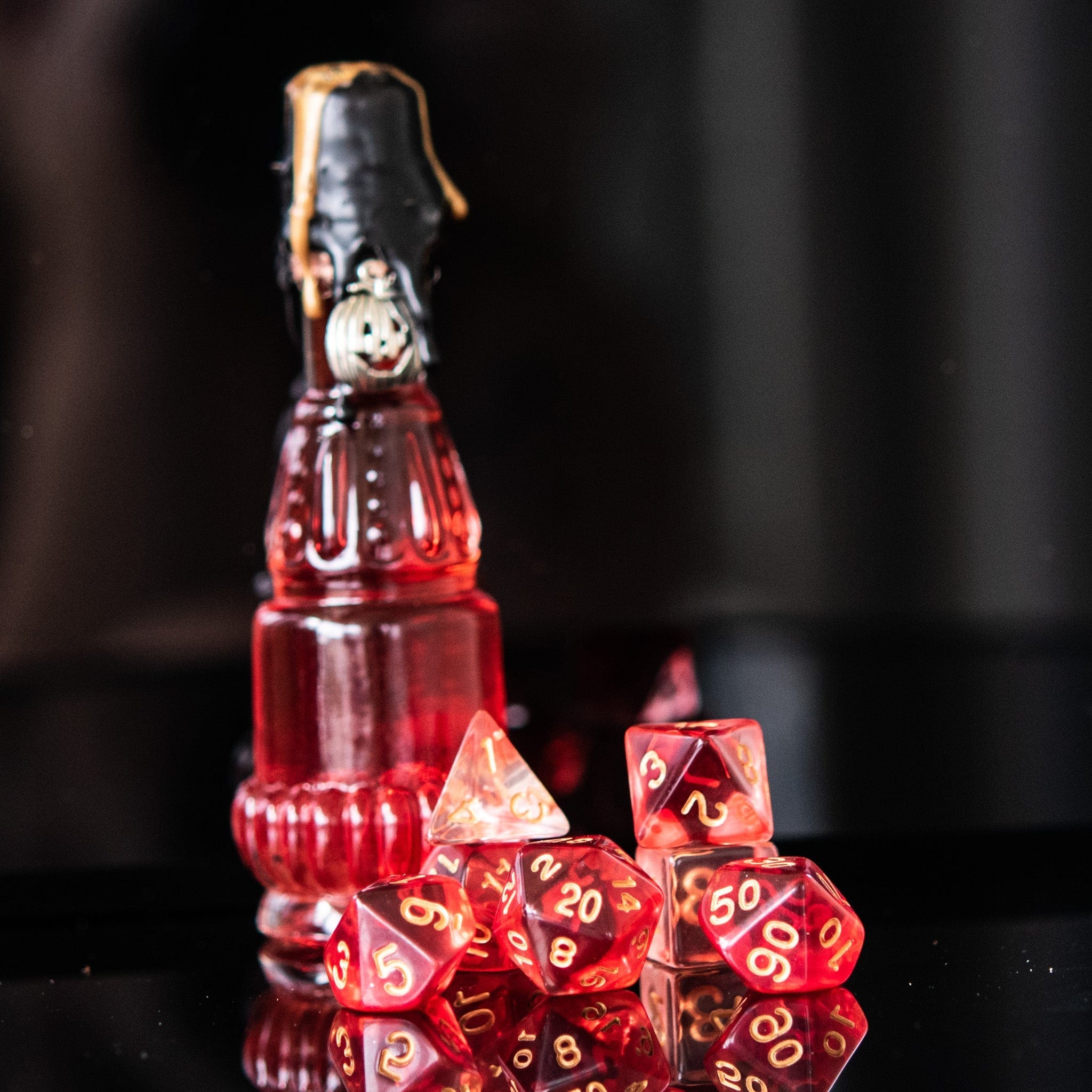 Misty Mountain Gaming Acrylic Dice Bloodlust Elixir Acrylic Dice Set