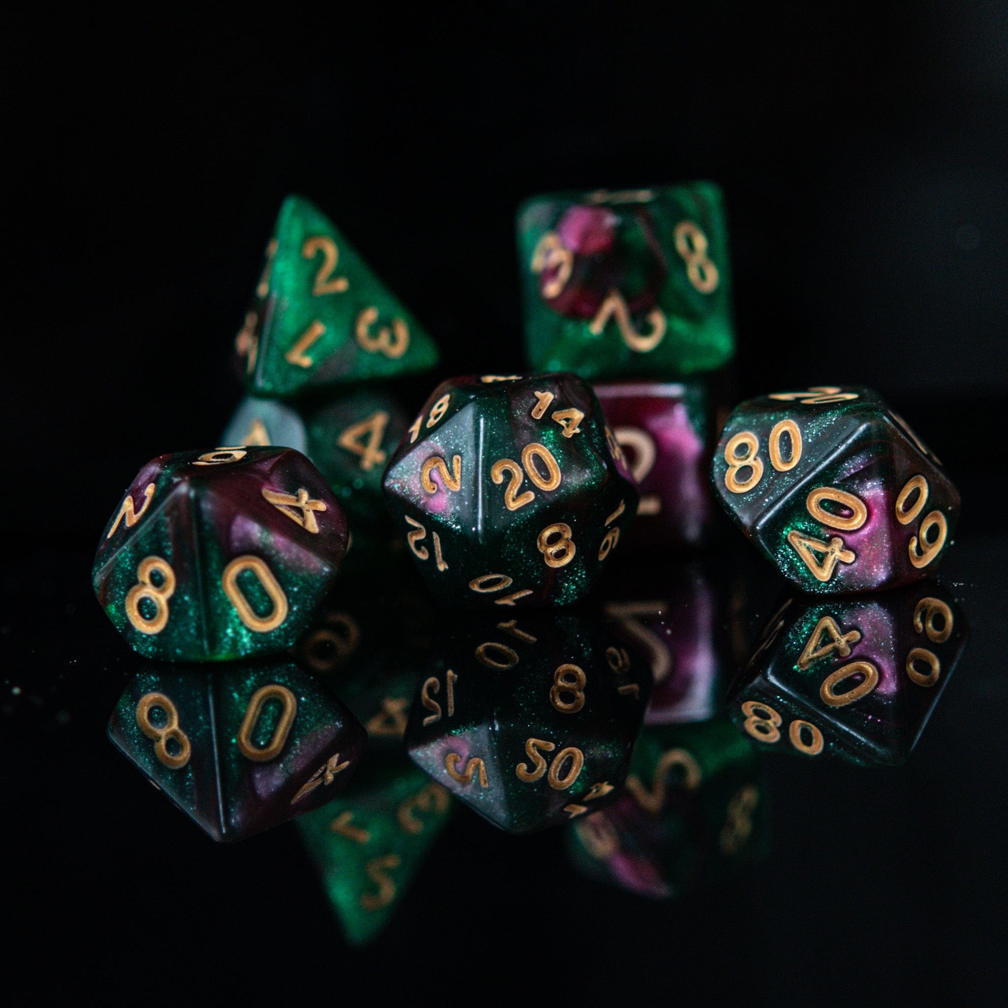 Misty Mountain Gaming Acrylic Dice Breath of the Strong Acrylic Dice Set
