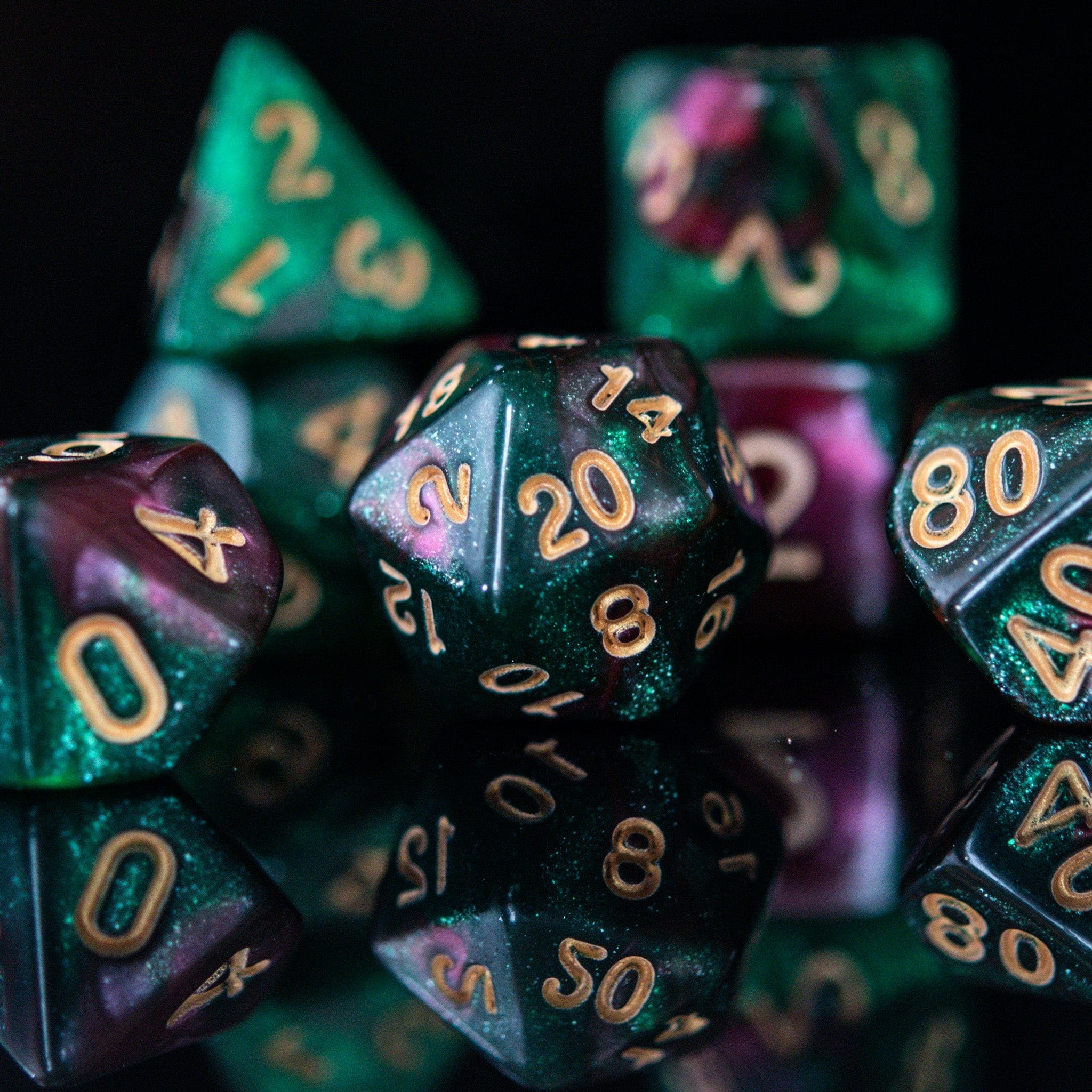 Misty Mountain Gaming Acrylic Dice Breath of the Strong Acrylic Dice Set