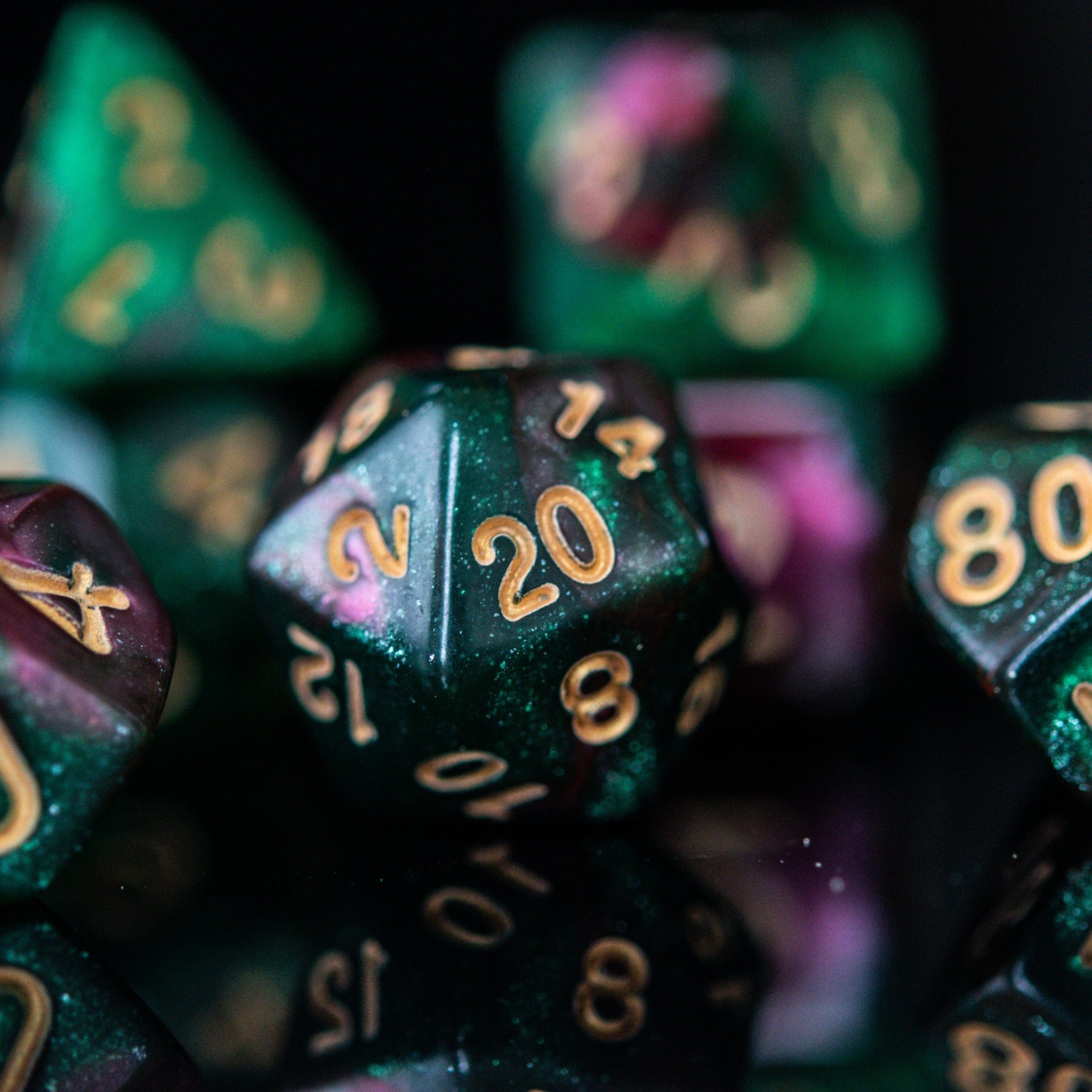 Misty Mountain Gaming Acrylic Dice Breath of the Strong Acrylic Dice Set