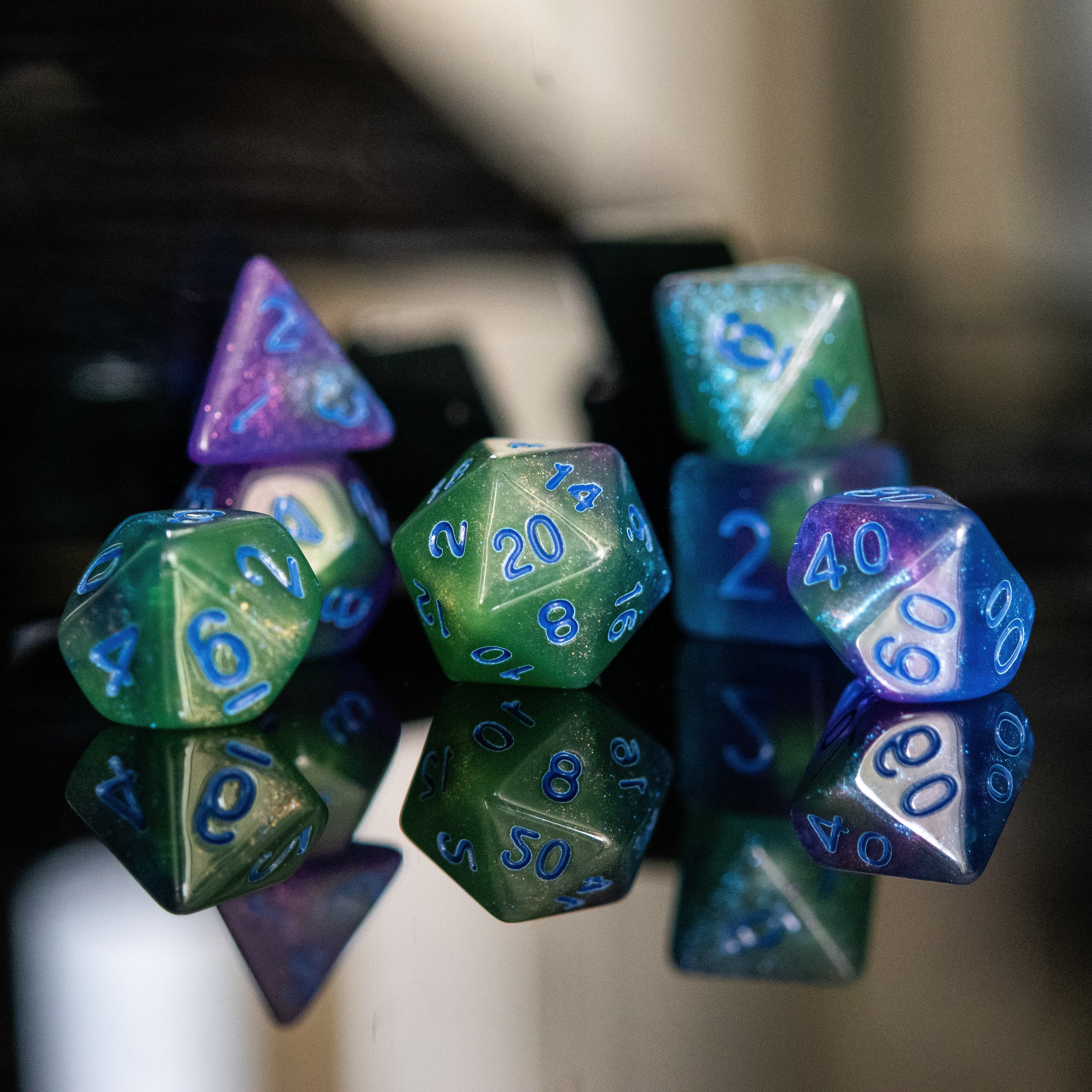 Misty Mountain Gaming Acrylic Dice C-137 Acrylic Dice Set