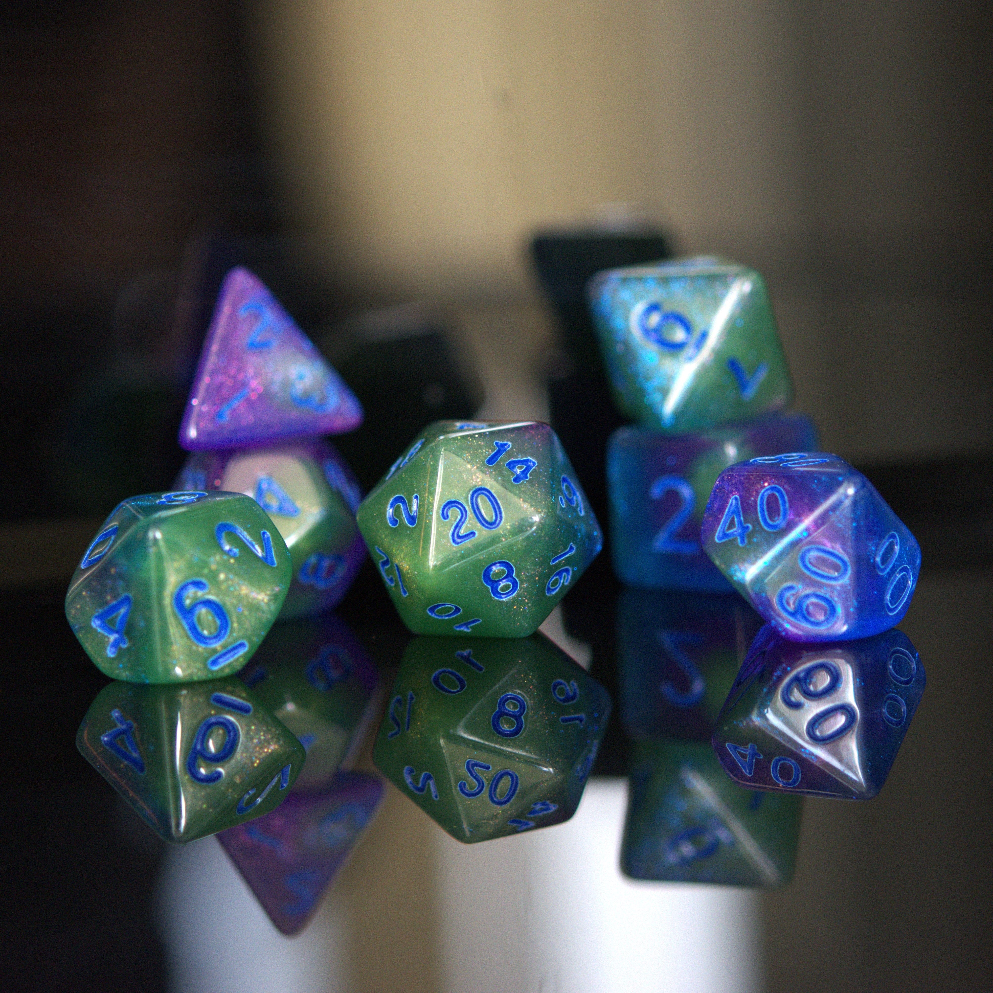 Misty Mountain Gaming Acrylic Dice C-137 Acrylic Dice Set