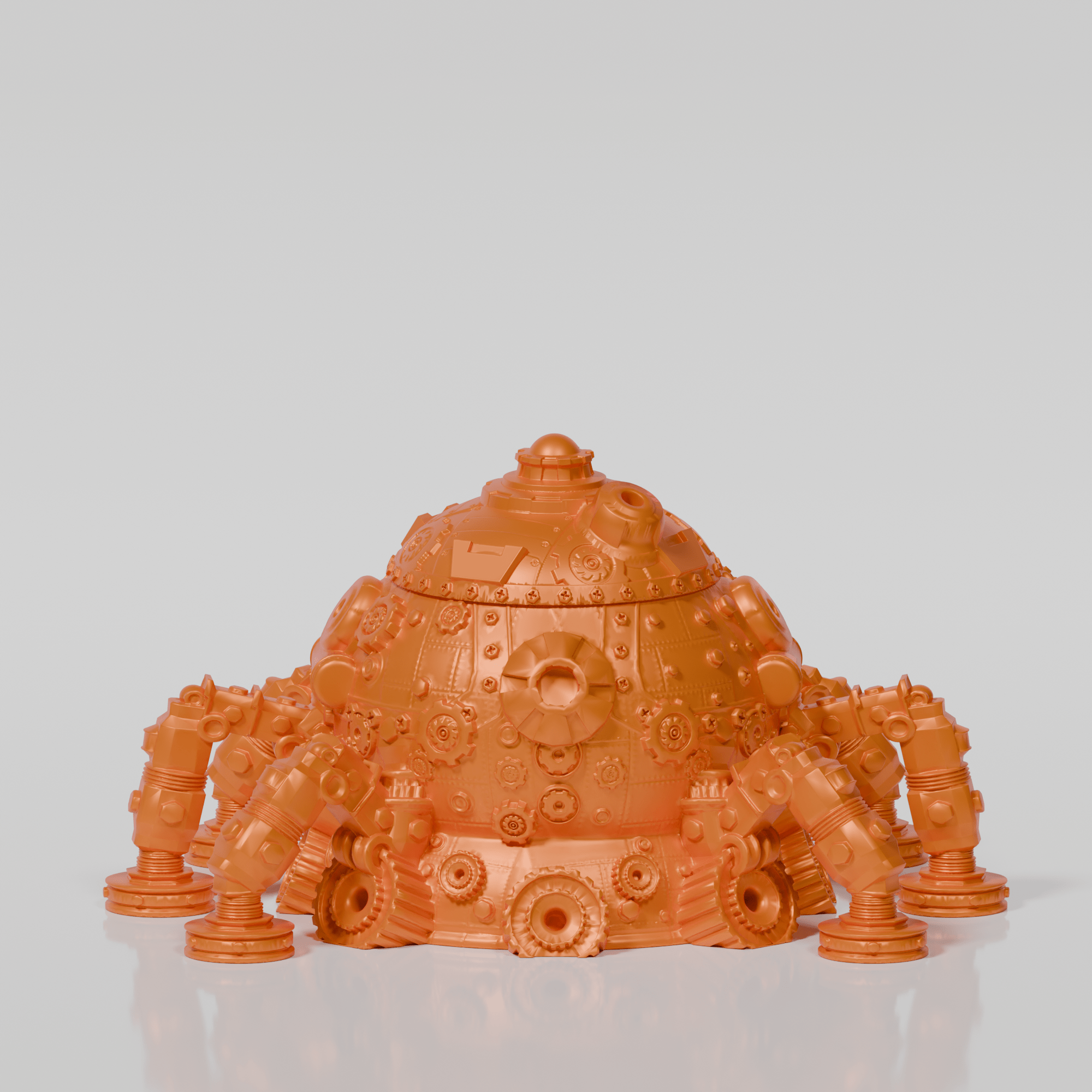 Fabletop Dice Vault Cogtopus Dice Vault – Steampunk Tentacle Guardian