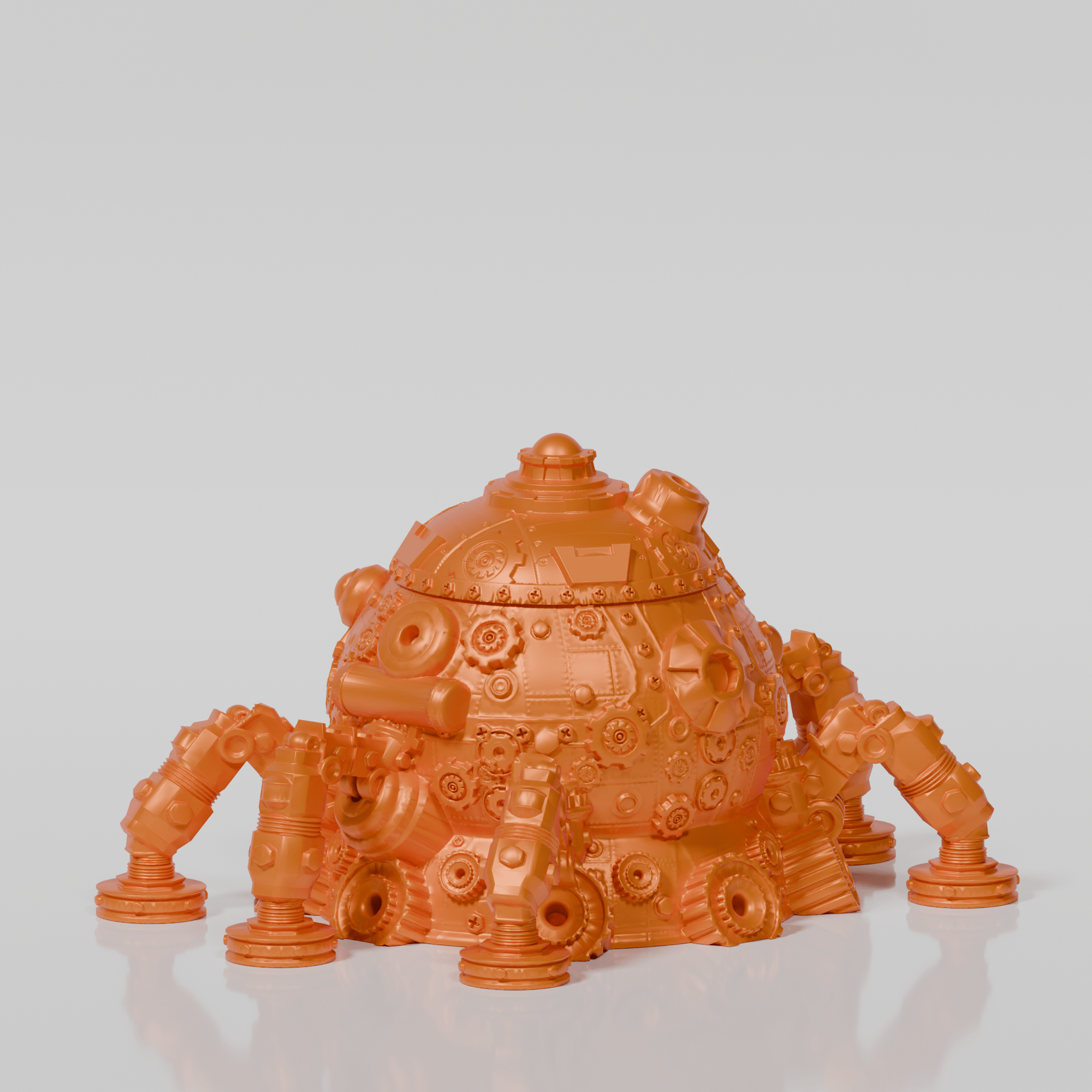 Fabletop Dice Vault Cogtopus Dice Vault – Steampunk Tentacle Guardian