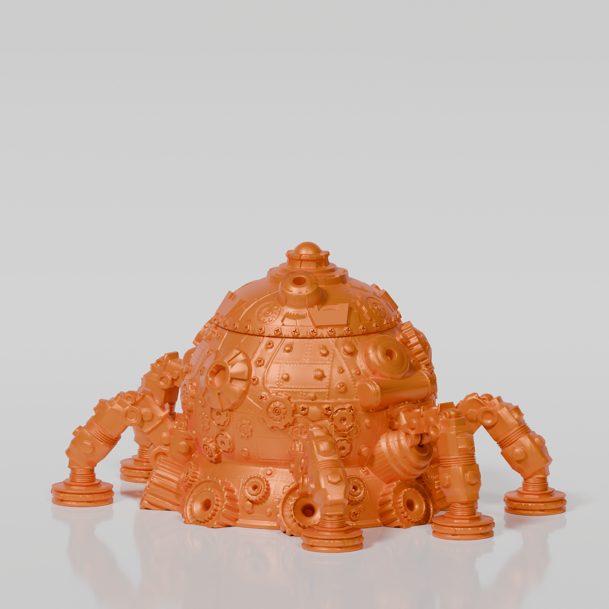 Fabletop Dice Vault Cogtopus Dice Vault – Steampunk Tentacle Guardian